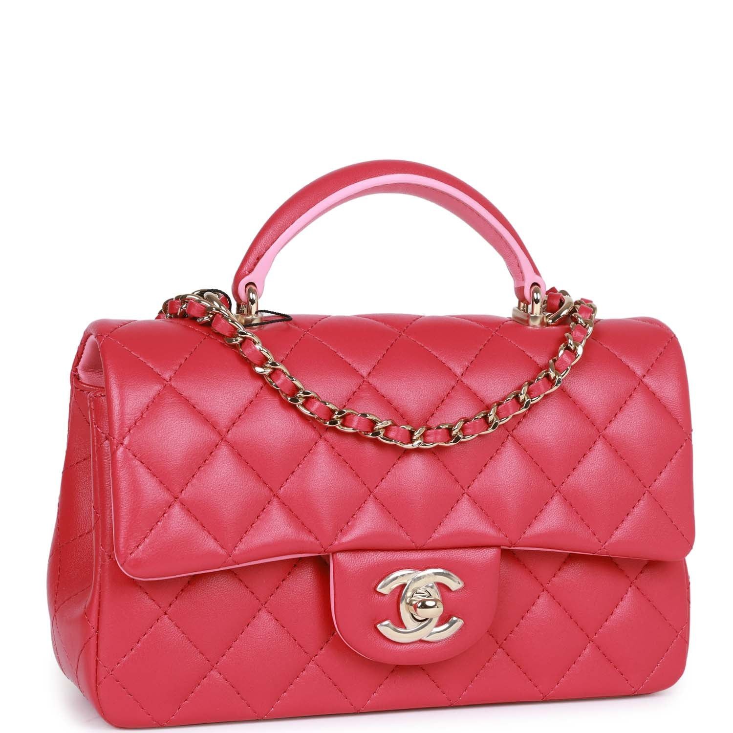 Chanel os11x0326 Size: OS / Mini Rectangular Flap Handle Bag Pink Size ONE SIZE - 2 Thumbnail