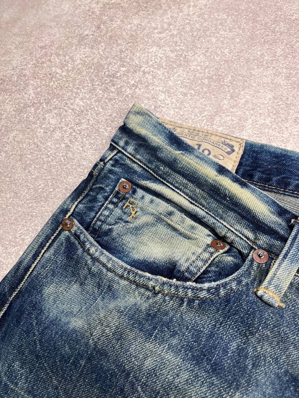 Polo Ralph Lauren VINTAGE POLO RALPH LAUREN STONEWASHED AVANTGARDE JEANS Y2K Size US 33 - 8 Thumbnail