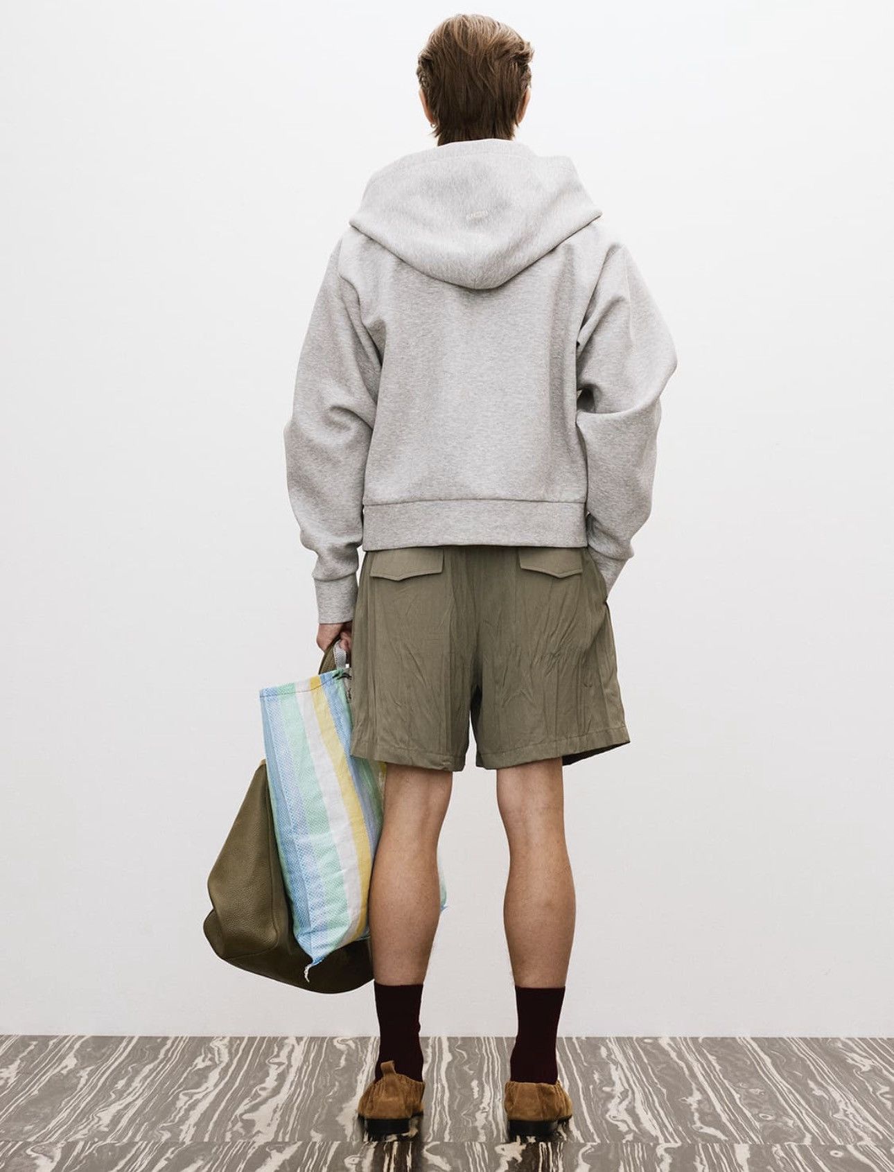RECTO RECTO Logo Detail Zip Hoodie Grey Size L Size US L / EU 52-54 / 3 - 4 Thumbnail