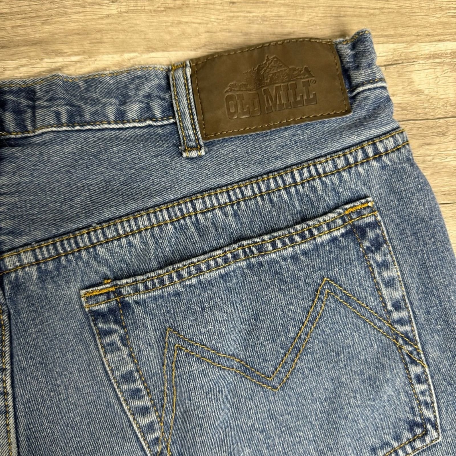 Vintage 37X28.5 Vintage Fleece Lined Jeans Gropcore Winter Workwear Size US 37 - 8 Thumbnail