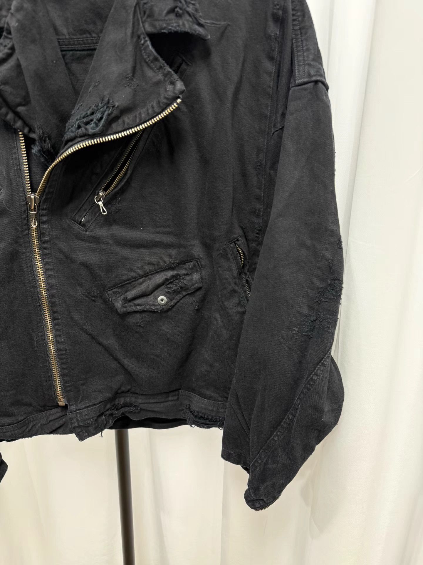 Julius Julius 7 Distressed Denim Jacket K20 Size US M / EU 48-50 / 2 - 2 Thumbnail