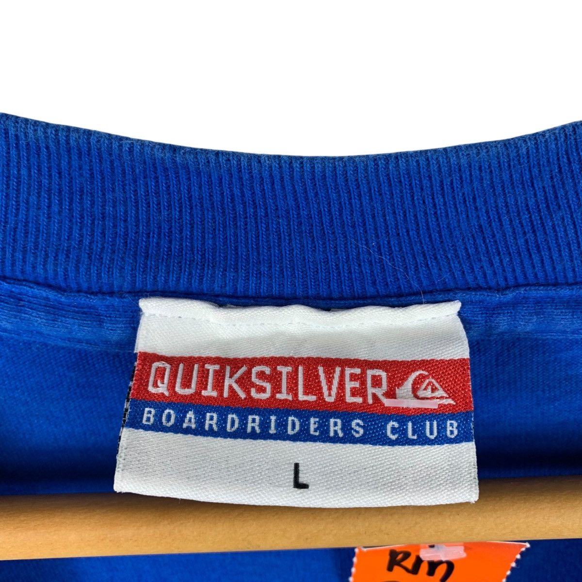 Quiksilver × Vintage Vintage 90s QUIKSILVER Surfing back hit tee Size US L / EU 52-54 / 3 - 4 Thumbnail