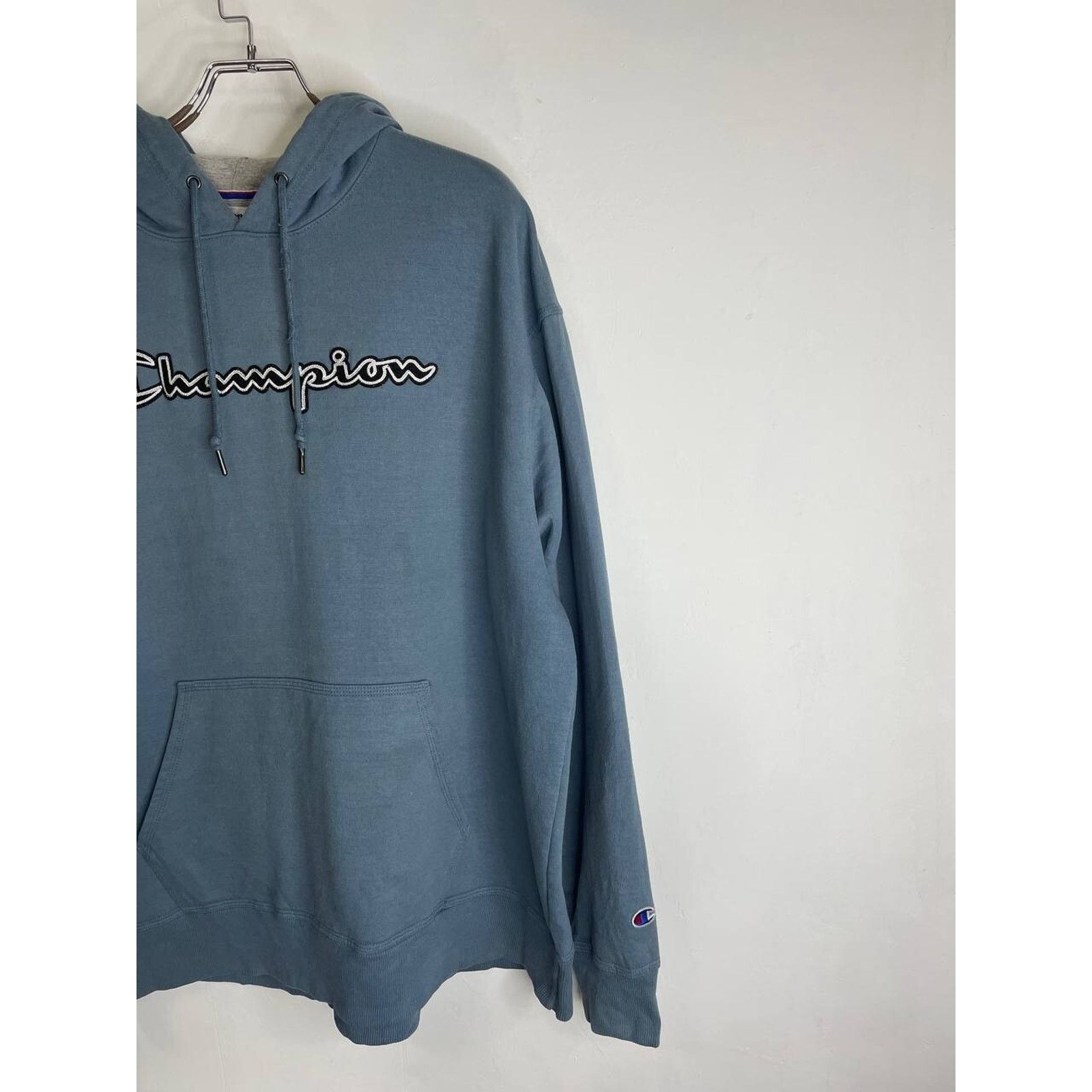 Champion × Vintage Vintage Champion Hoodie 2XL Logo Pullover Sweatshirt USA Size US XXL / EU 58 / 5 - 6 Thumbnail