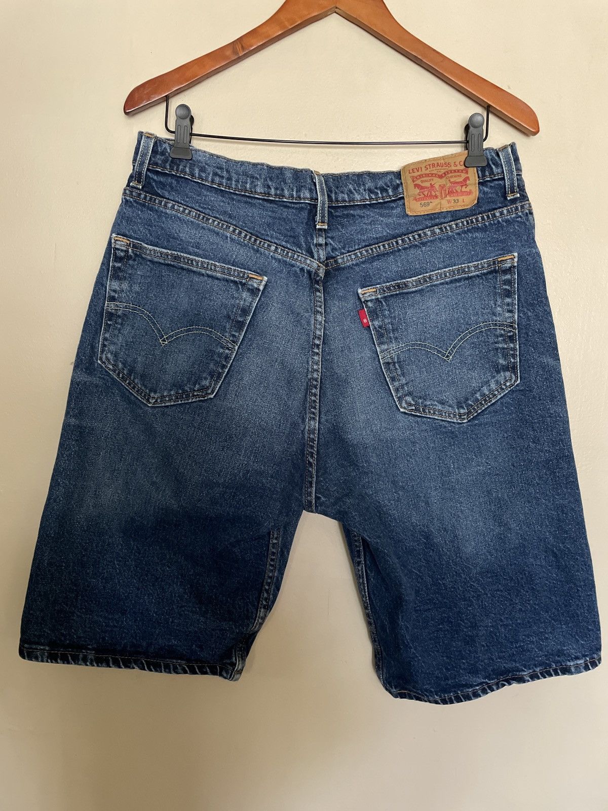 Levi's × Levi's Vintage Clothing Levis 569 Jean Shorts Mens 33 Denim Jorts Classic Fit cotton Size US 33 - 8 Thumbnail