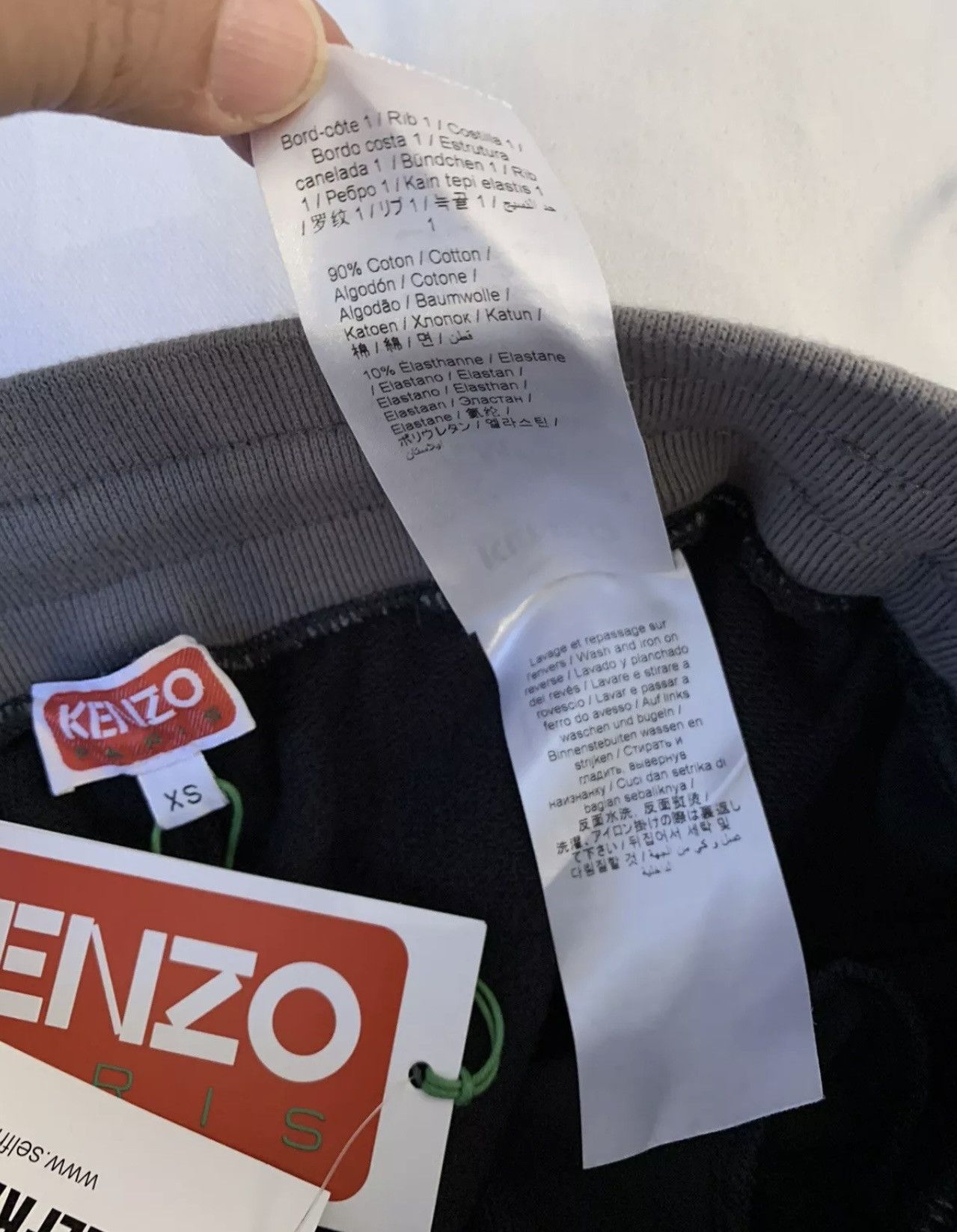 Kenzo Kenzo Monogram Straight Leg Joggers XS Unisex Navy Loses Size US 28 / EU 44 - 11 Thumbnail