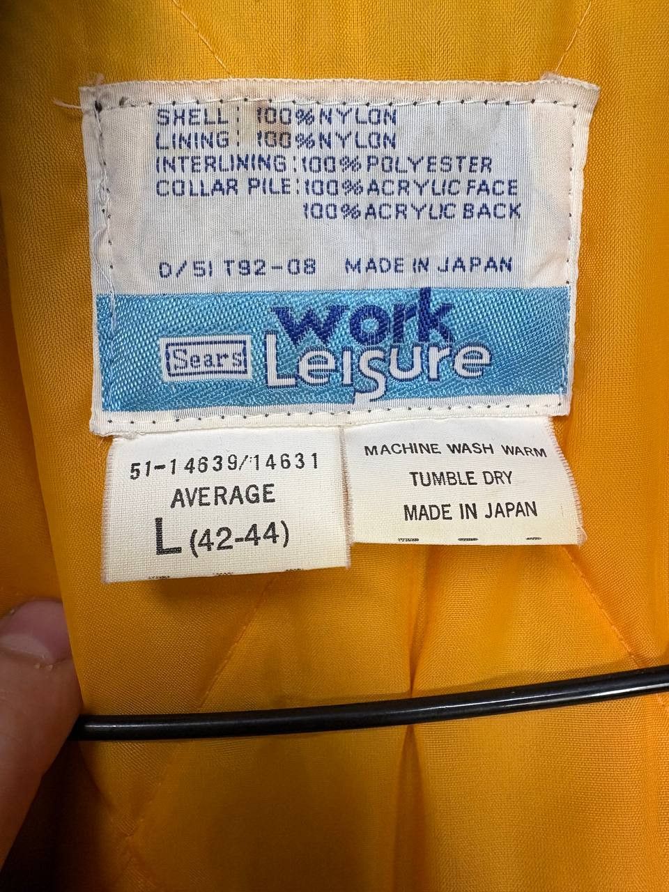 Japanese Brand × Sears Sears Work Leisure mens jacket L made in Japan Size US L / EU 52-54 / 3 - 10 Thumbnail