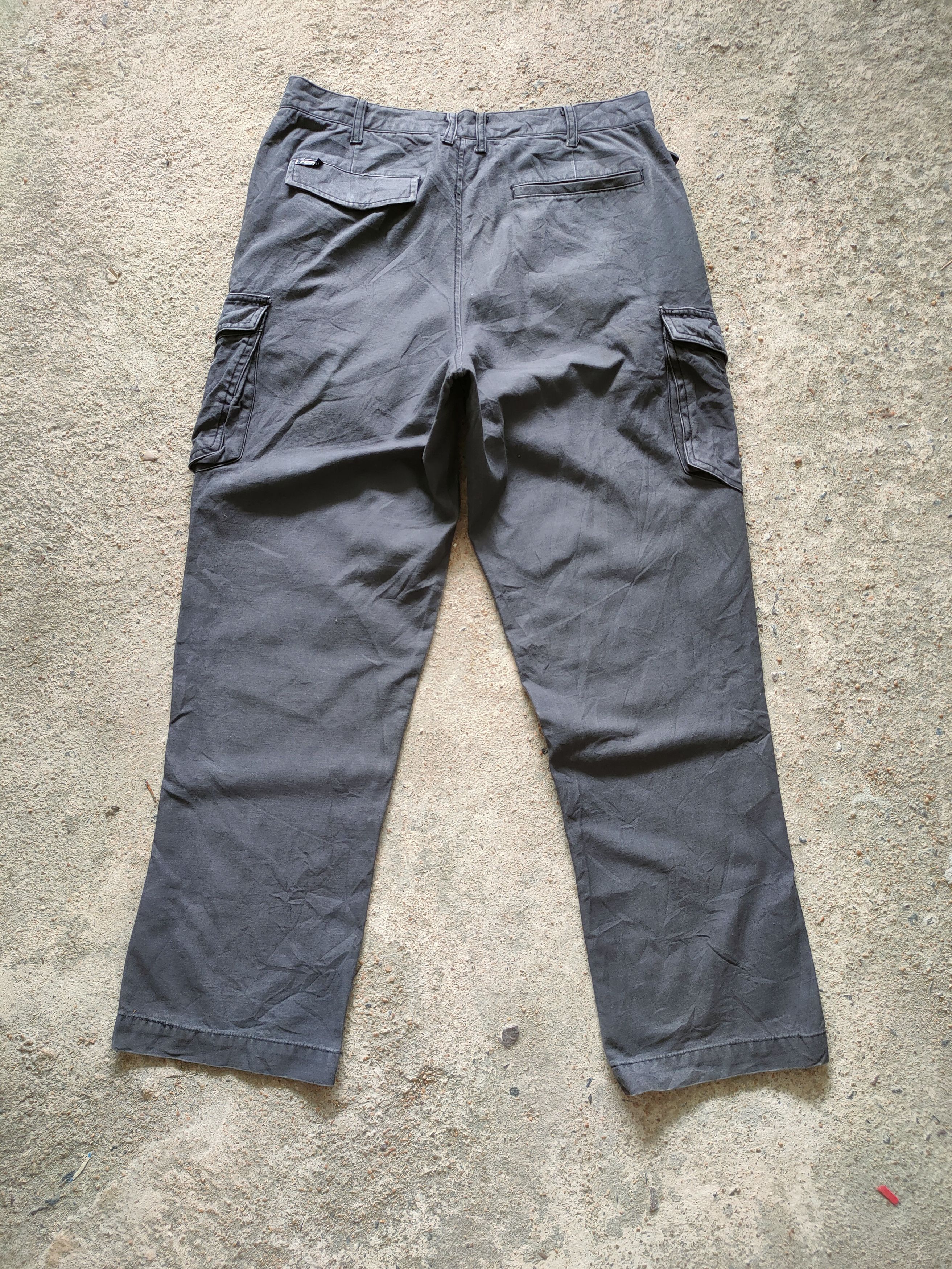 Japanese Brand × Vintage G GROUND DARK GREY CARGO PANTS Size US 34 / EU 50 - 7 Thumbnail