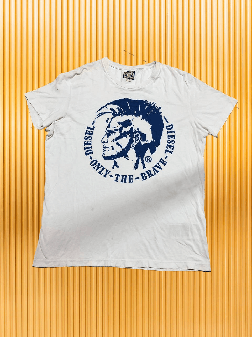 Diesel Y2K white Diesel big logo T-shirt Vintage streetwear Size US XXL / EU 58 / 5 - 1 Thumbnail