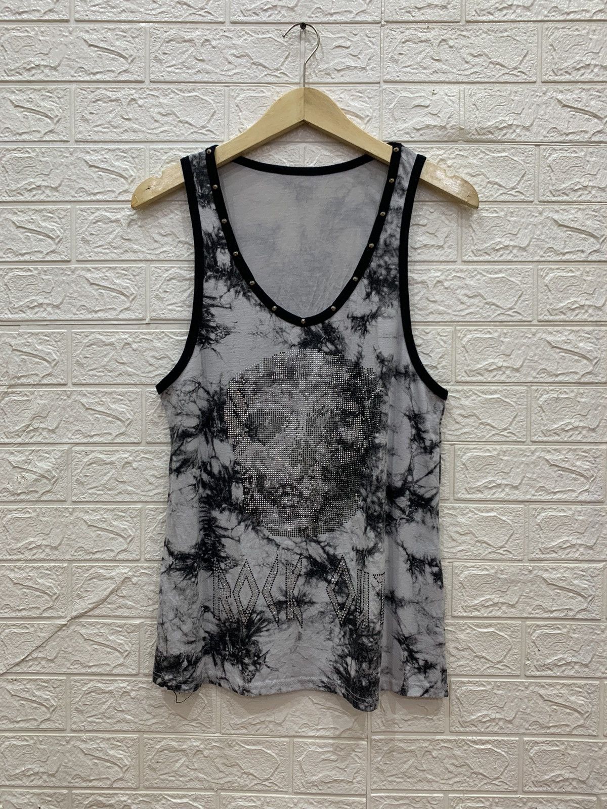 Beauty Beast × Japanese Brand × Seditionaries Y2k Rock Out studded blink skull punk tanktop Size US M / EU 48-50 / 2 - 1 Thumbnail
