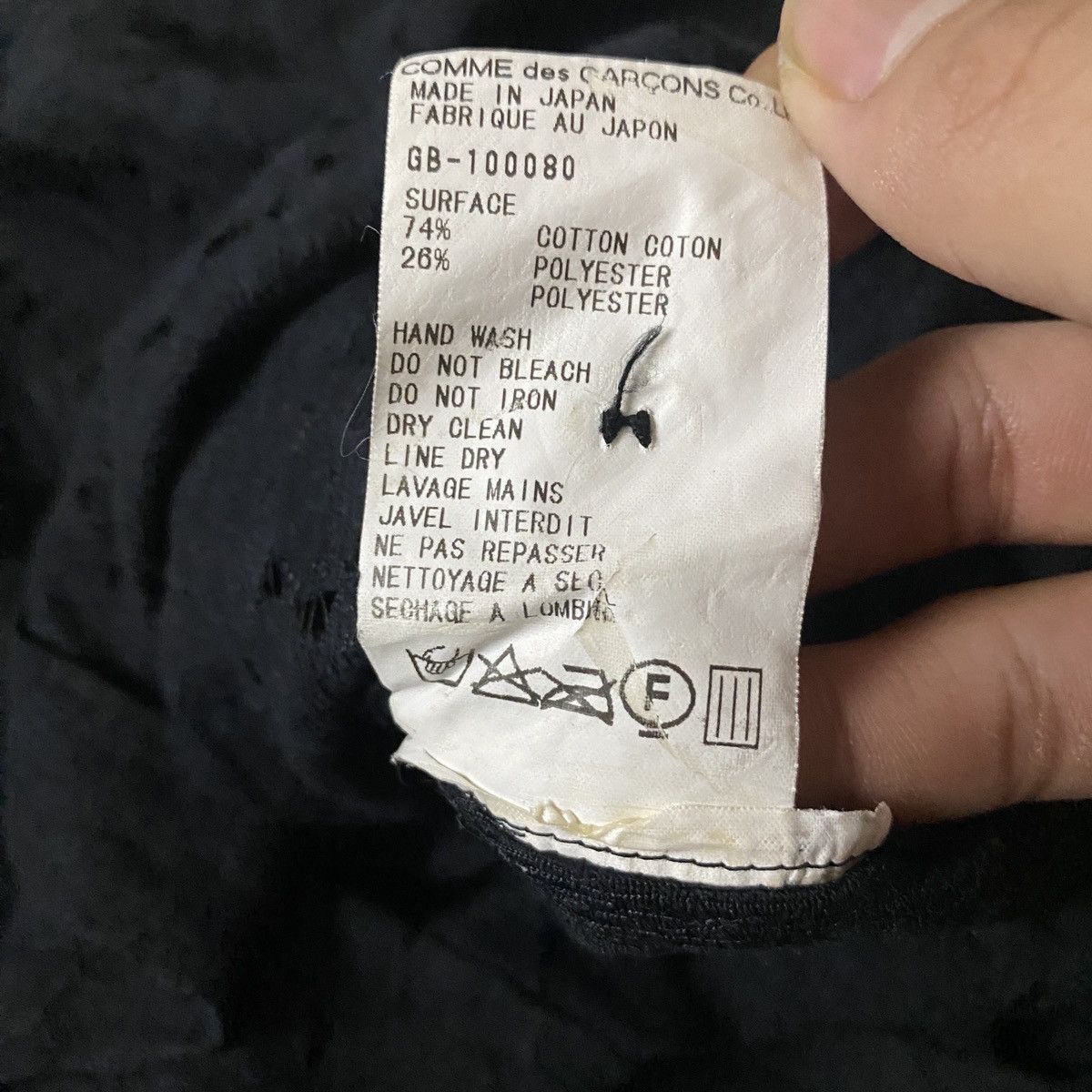 Comme des Garcons 1990's Comme Des Garcons Lace Shirts Size S / US 4 / IT 40 - 7 Thumbnail