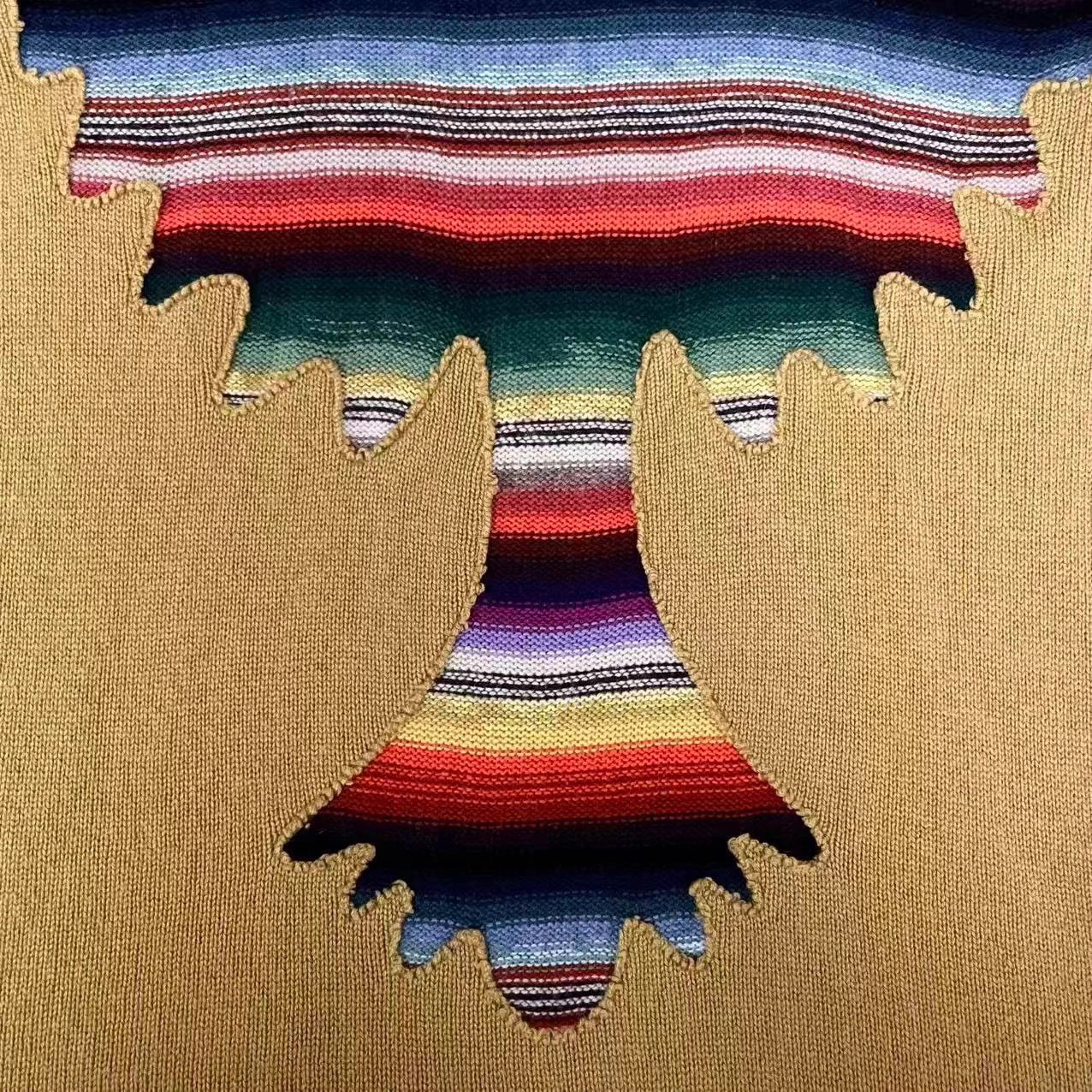 Dior Dior Rainbow Striped 100% Pure Cashmere Knit Sweater, Size XS / US 0-2 / IT 36-38 - 3 Thumbnail