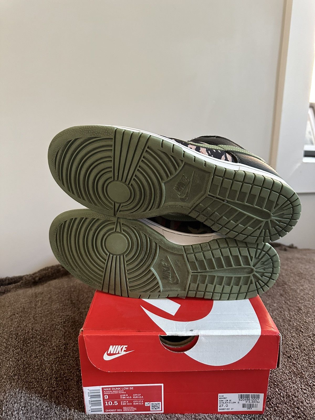 Nike “Crazy Camo” Nike Dunk Low Size US 9 / EU 42 - 6 Thumbnail