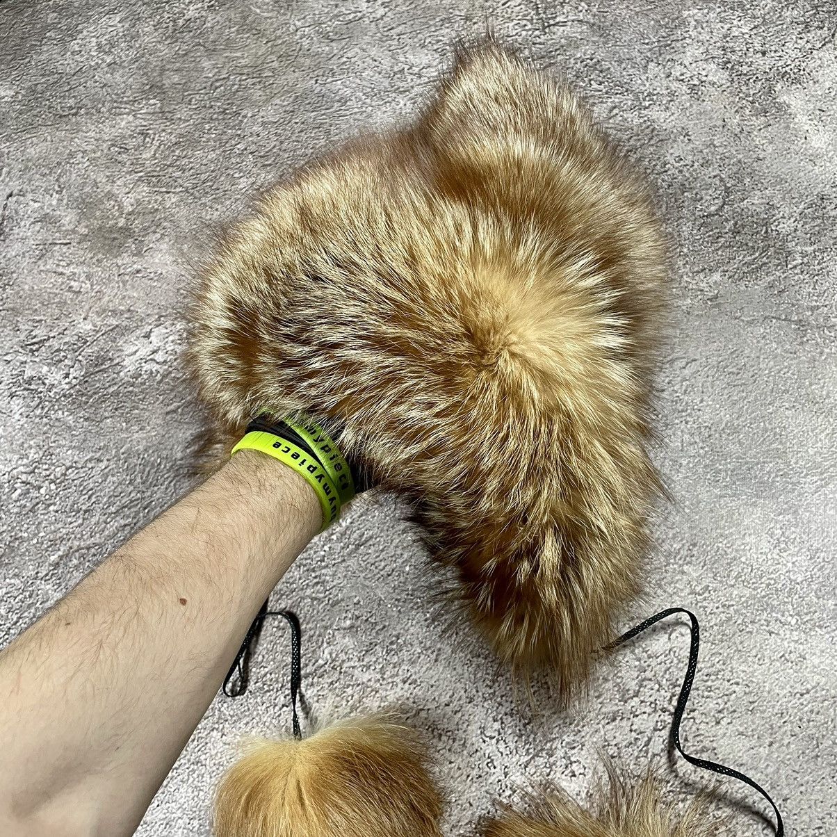 Vintage Vintage 90s Mohair Faux Fur Beanie Alt Grunge Streetwear OS Size ONE SIZE - 3 Thumbnail