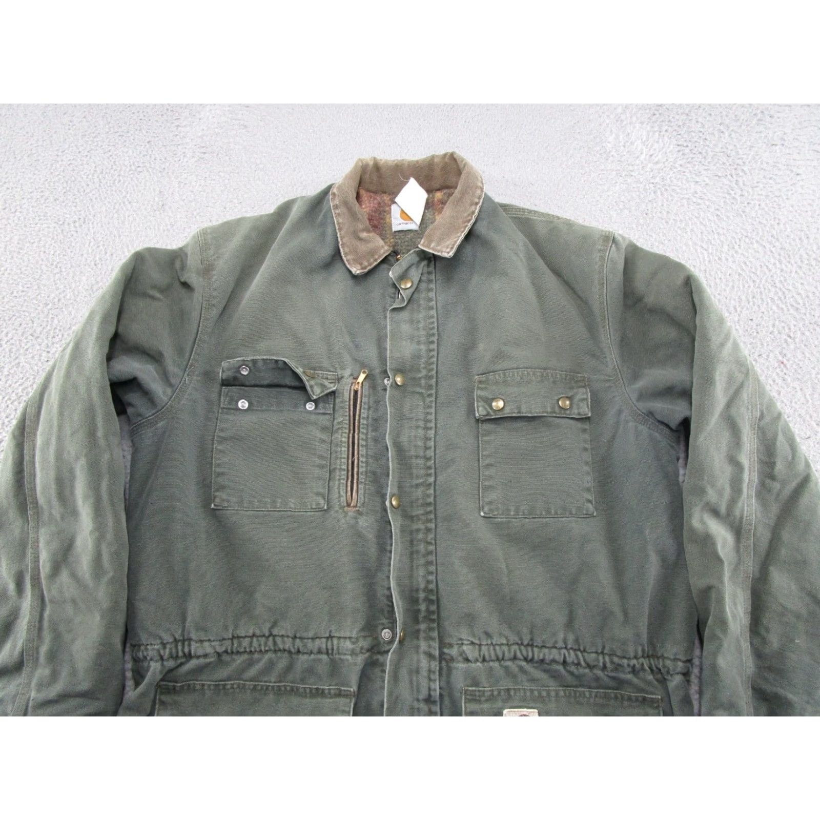 Carhartt VINTAGE Carhartt Coat Chore Barn USA Union Made XL Tall Blanket Lined Jacket/Coat Size US XL / EU 56 / 4 - 3 Thumbnail