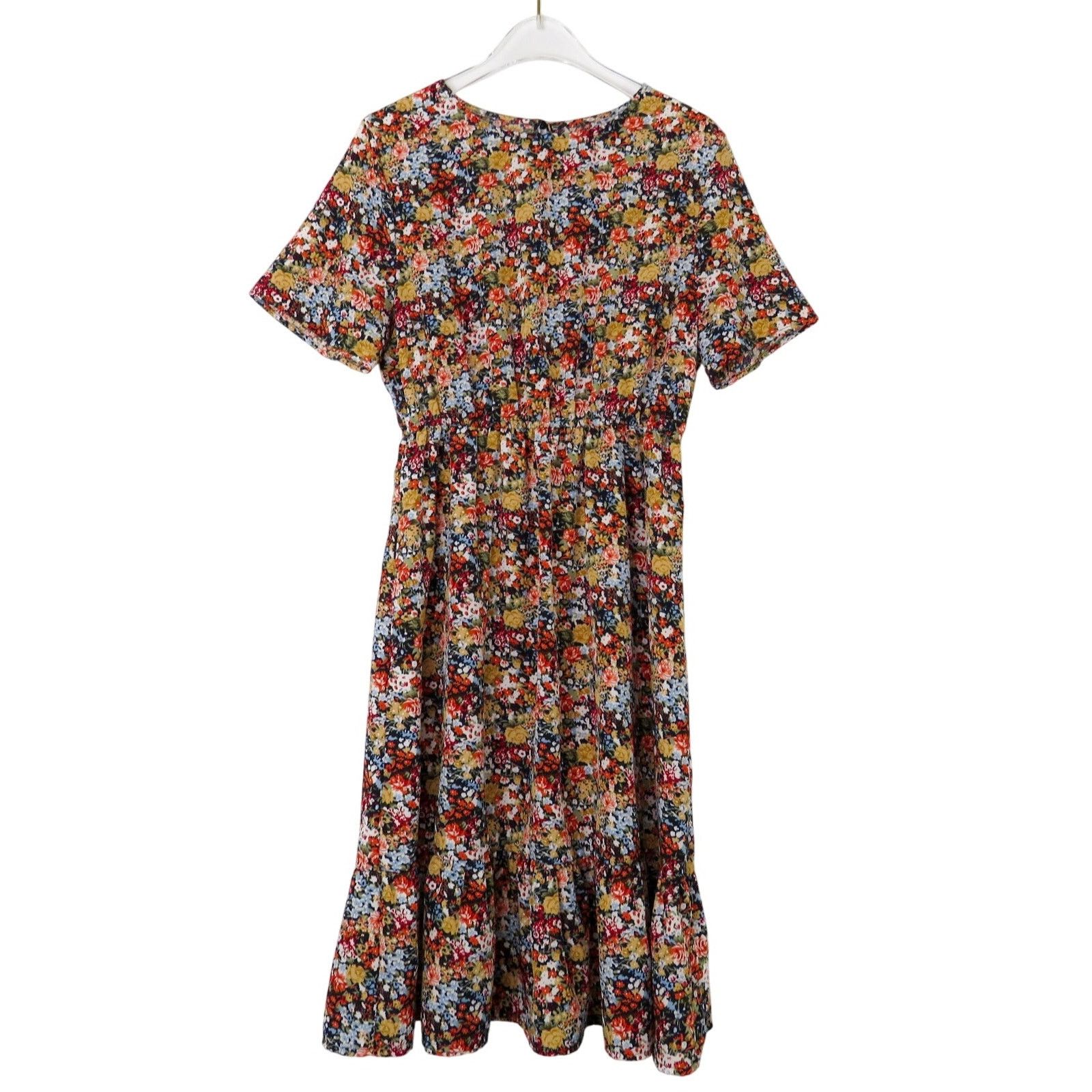Shein Shein Clasi Ditsy Floral Keyhole Back Midi Dress Medium Size M / US 6-8 / IT 42-44 - 4 Thumbnail