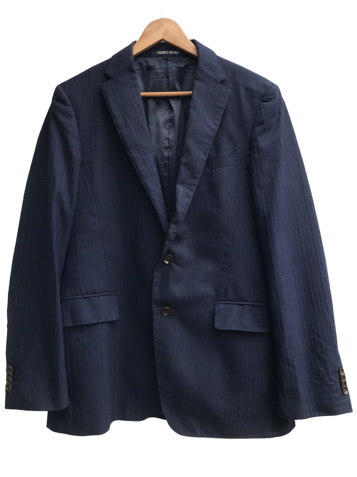 PERSON'S Person’s For Men Blue Stripes Blazer Size US M / EU 48-50 / 2 - 1 Thumbnail