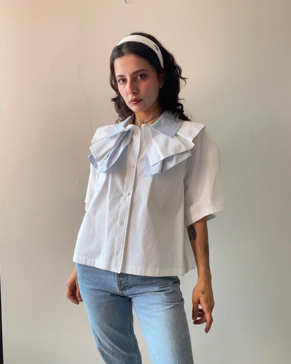Vintage L’atelier Cache shirt Size L / US 10 / IT 46 - 1 Thumbnail