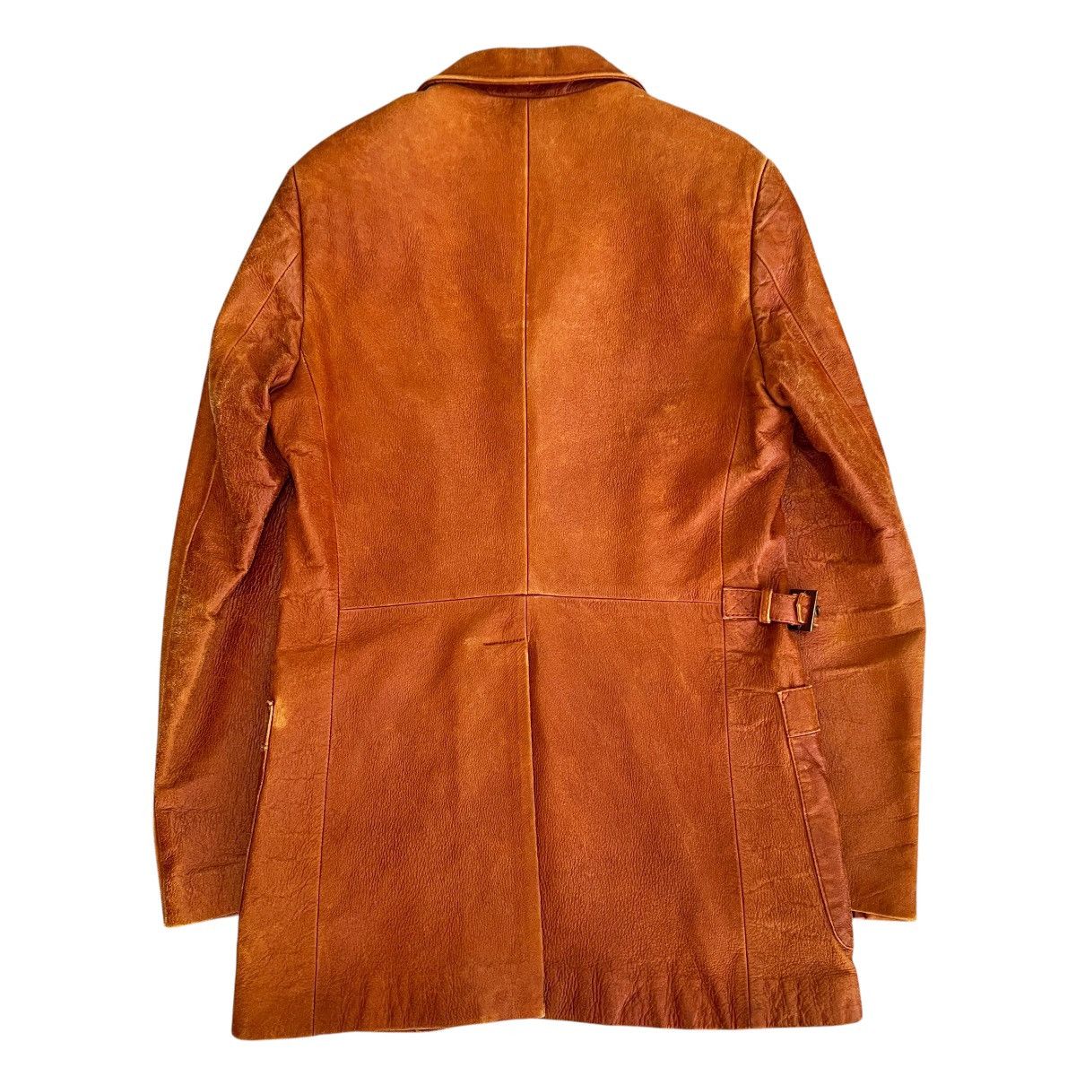 Dolce & Gabbana DOLCE & GABBANA 2002AW Vintage Leather Tailored Coat 46 Size US M / EU 48-50 / 2 - 11 Thumbnail