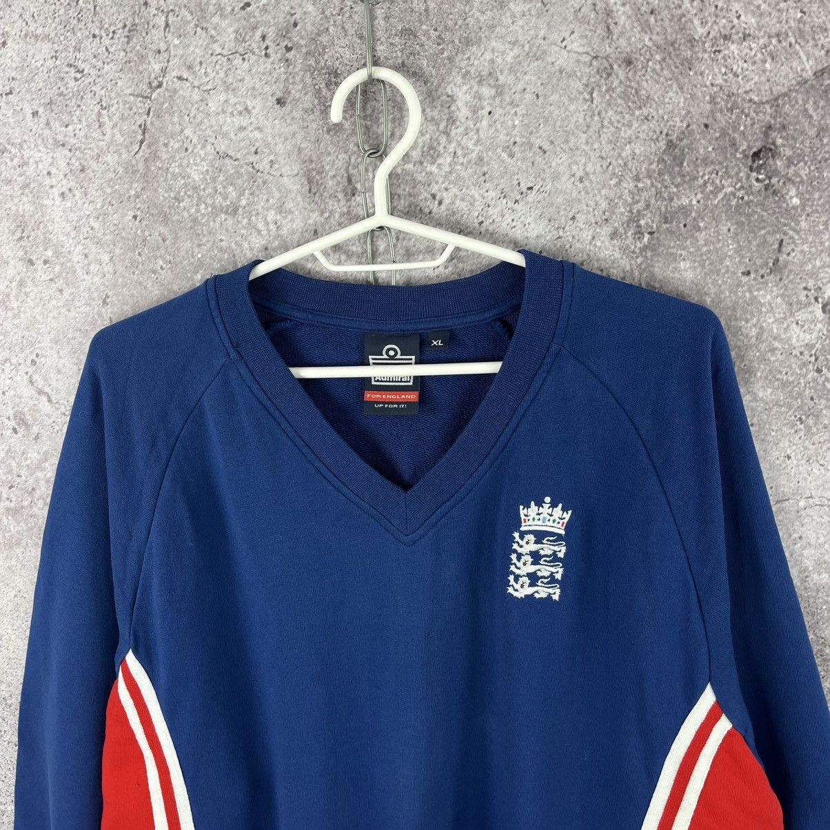 Vintage Admiral For England National Team Sweatshirt V-Neck Size XL Size US XL / EU 56 / 4 - 2 Thumbnail