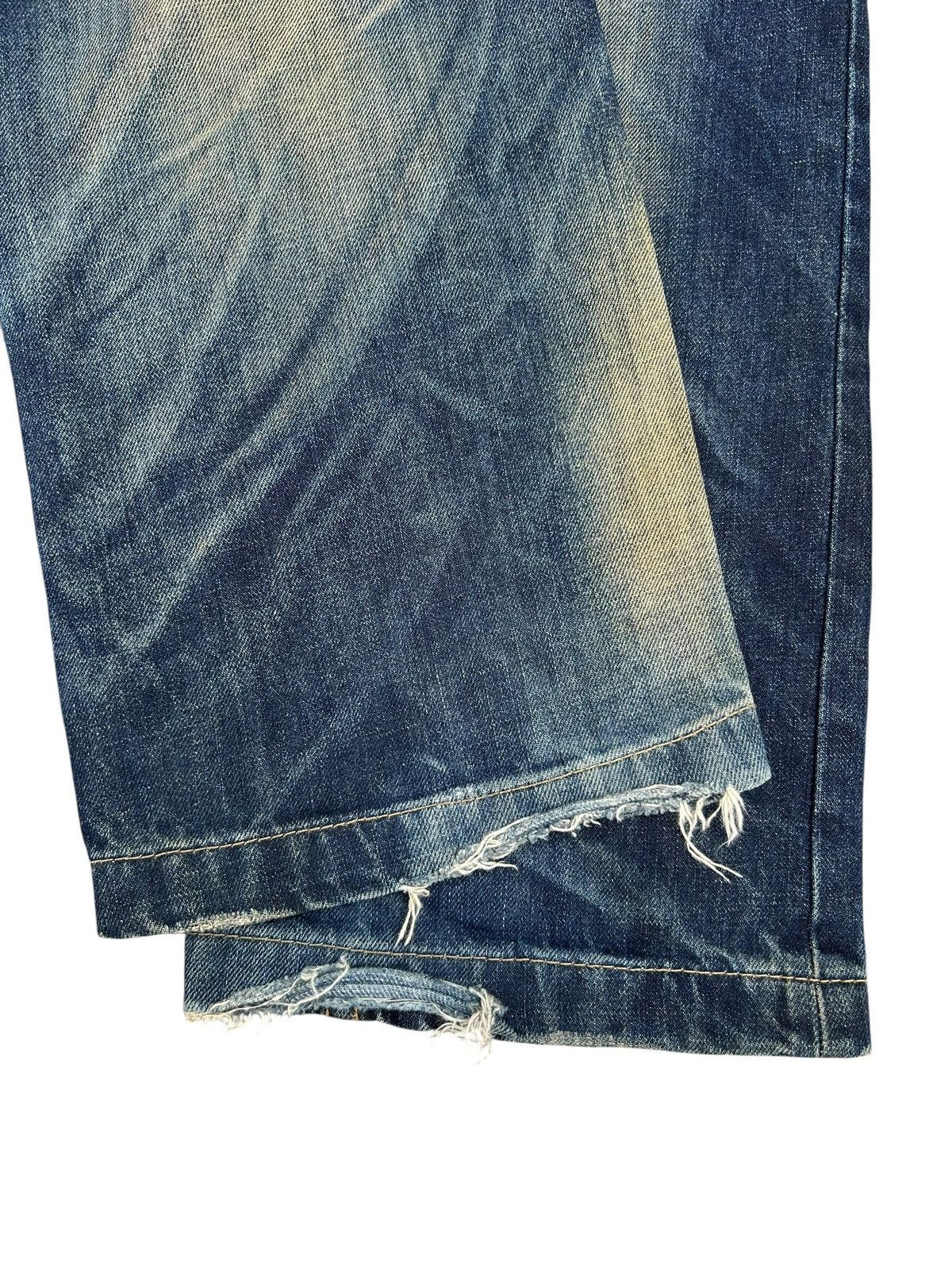 If Six Was Nine Lolita Buckle Back Japanese Brand Distressed Denim Jeans Size US 34 / EU 50 - 15 Thumbnail
