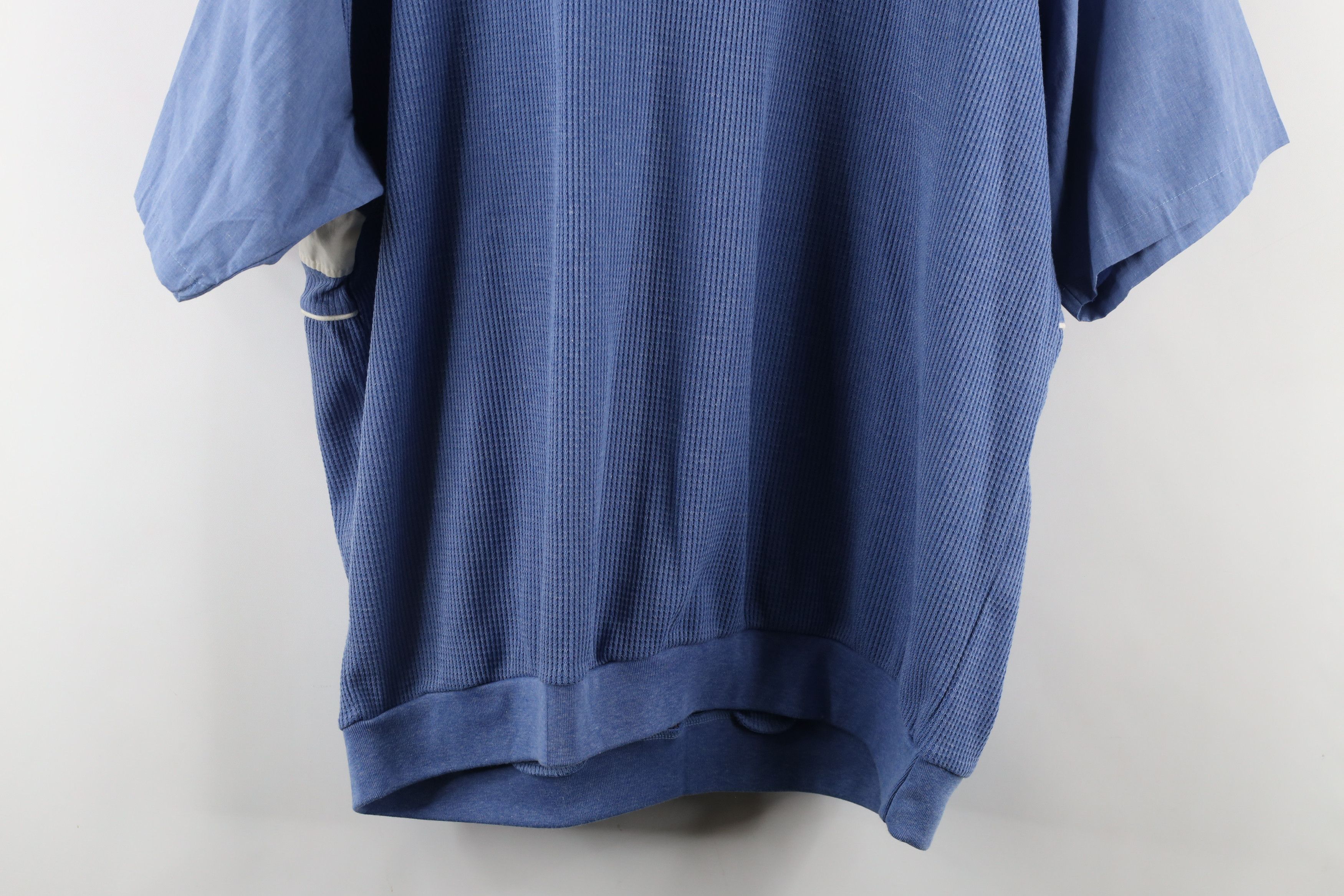 Vintage Vintage 90s Streetwear Ribbed Knit Pullover Polo Shirt Size US XXL / EU 58 / 5 - 8 Thumbnail