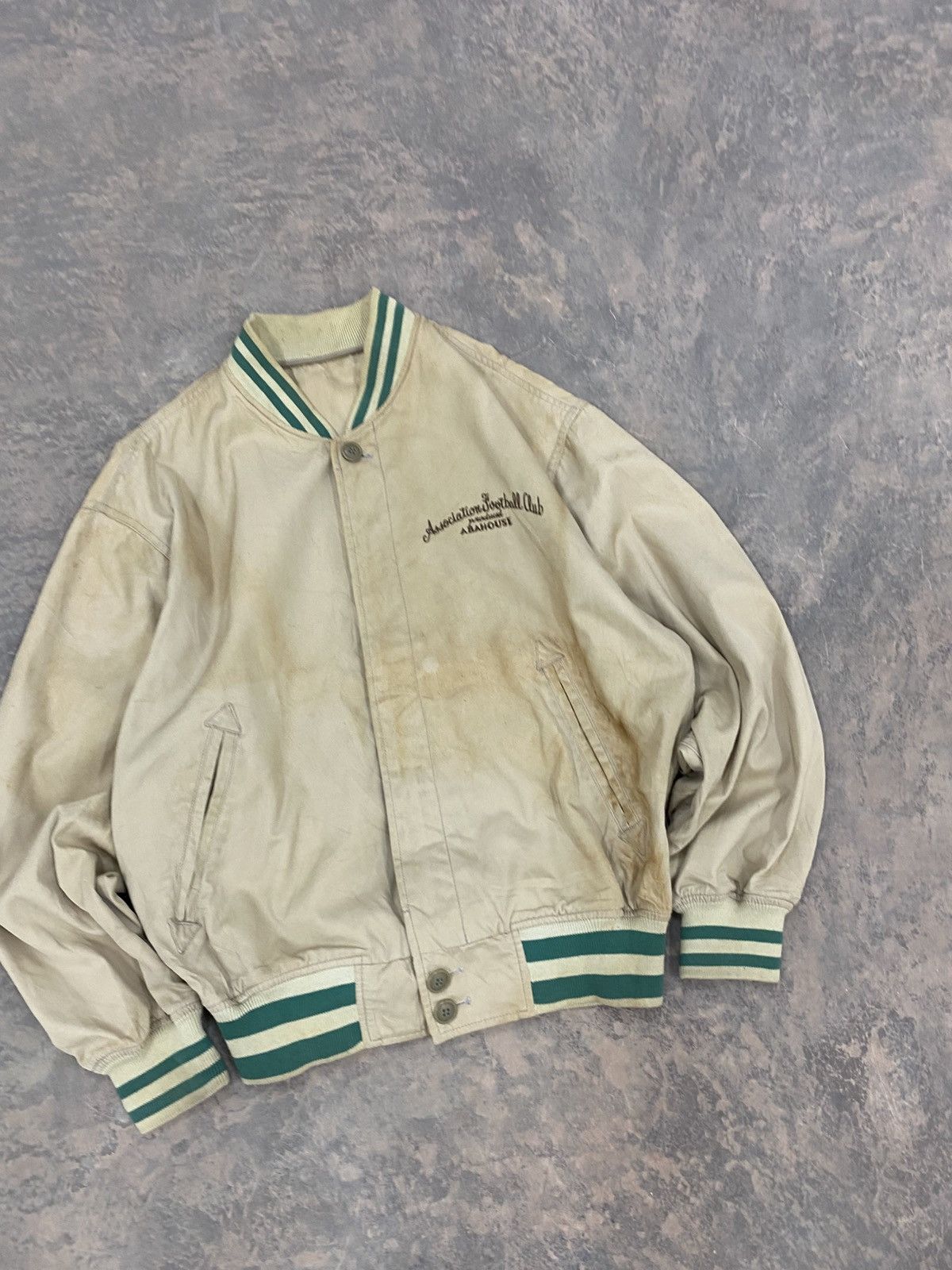 ABAHOUSE 1980s -Abahouse Football Club Varsity Jacket Size US L / EU 52-54 / 3 - 10 Thumbnail