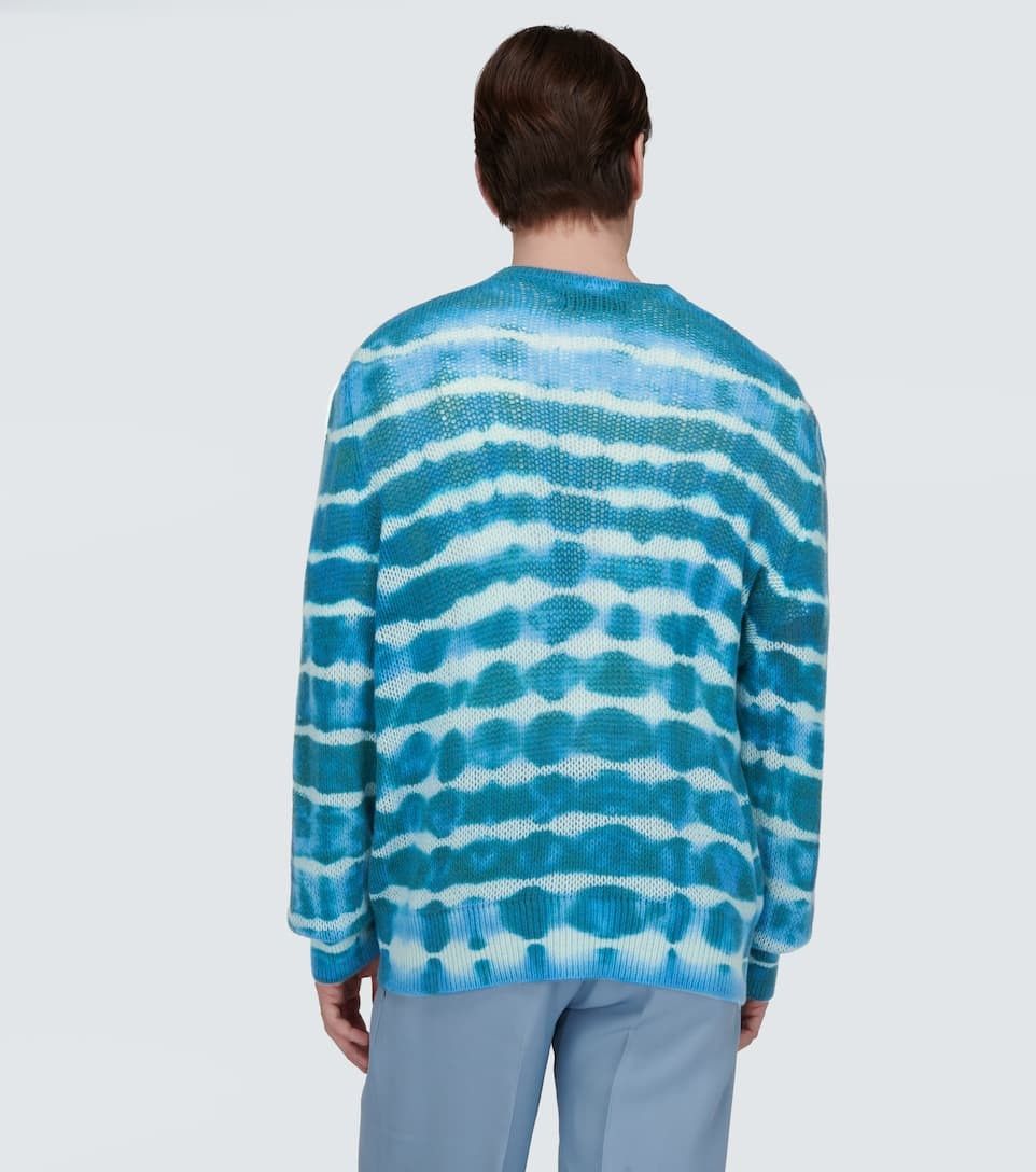 Amiri o1y0525 Crewneck Cashmere Blend Sweater in Multicolor Size US XL / EU 56 / 4 - 4 Thumbnail