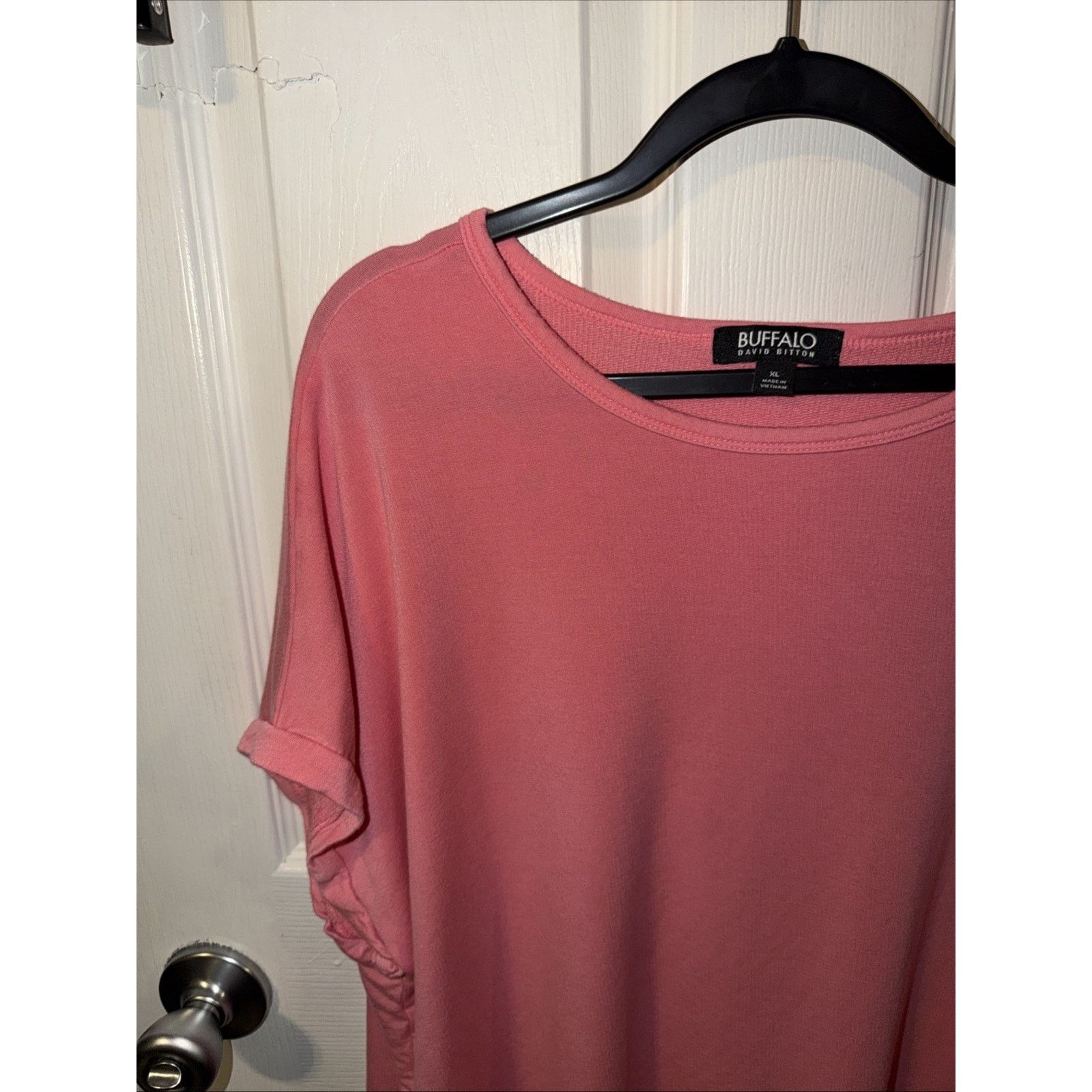 Buffalo David Bitton Buffalo David Bitton Women's XL Pink Terry Knit Top Size XL / US 12-14 / IT 48-50 - 3 Thumbnail