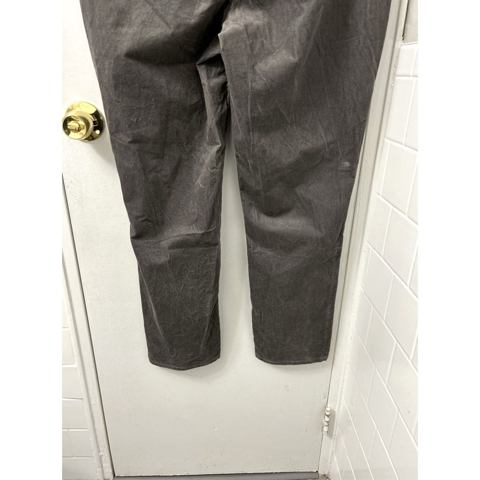 Talbots Talbots Corduroy Straight Leg Pants Womens Size 16W 40 in Gray Stretch Trousers Dress Pants Workwear Casual Size 38" / US 16 / IT 52 - 7 Thumbnail