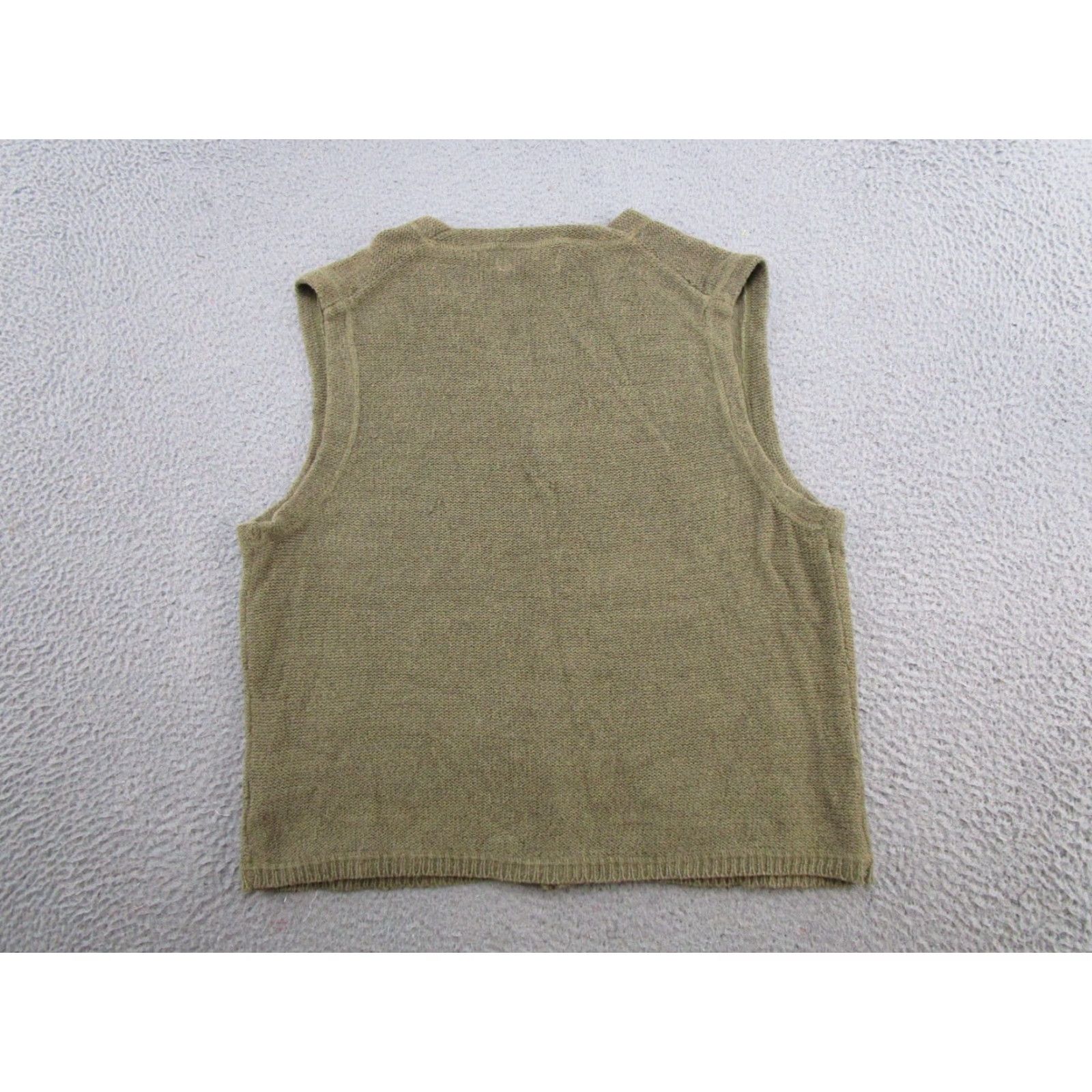 Guess VINTAGE GUESS Sweater Vest Shirt Men SZ L Green Linen Knit Style Preppy Logo 90s Winter Fall Spring Classic Sportswear Button Up Button-Up Size US L / EU 52-54 / 3 - 7 Thumbnail
