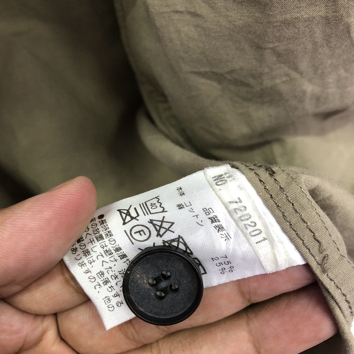 Japanese Brand Pual Ce Cin Nippon Made Outerwear Non Collar Long Coat Size US L / EU 52-54 / 3 - 20 Thumbnail