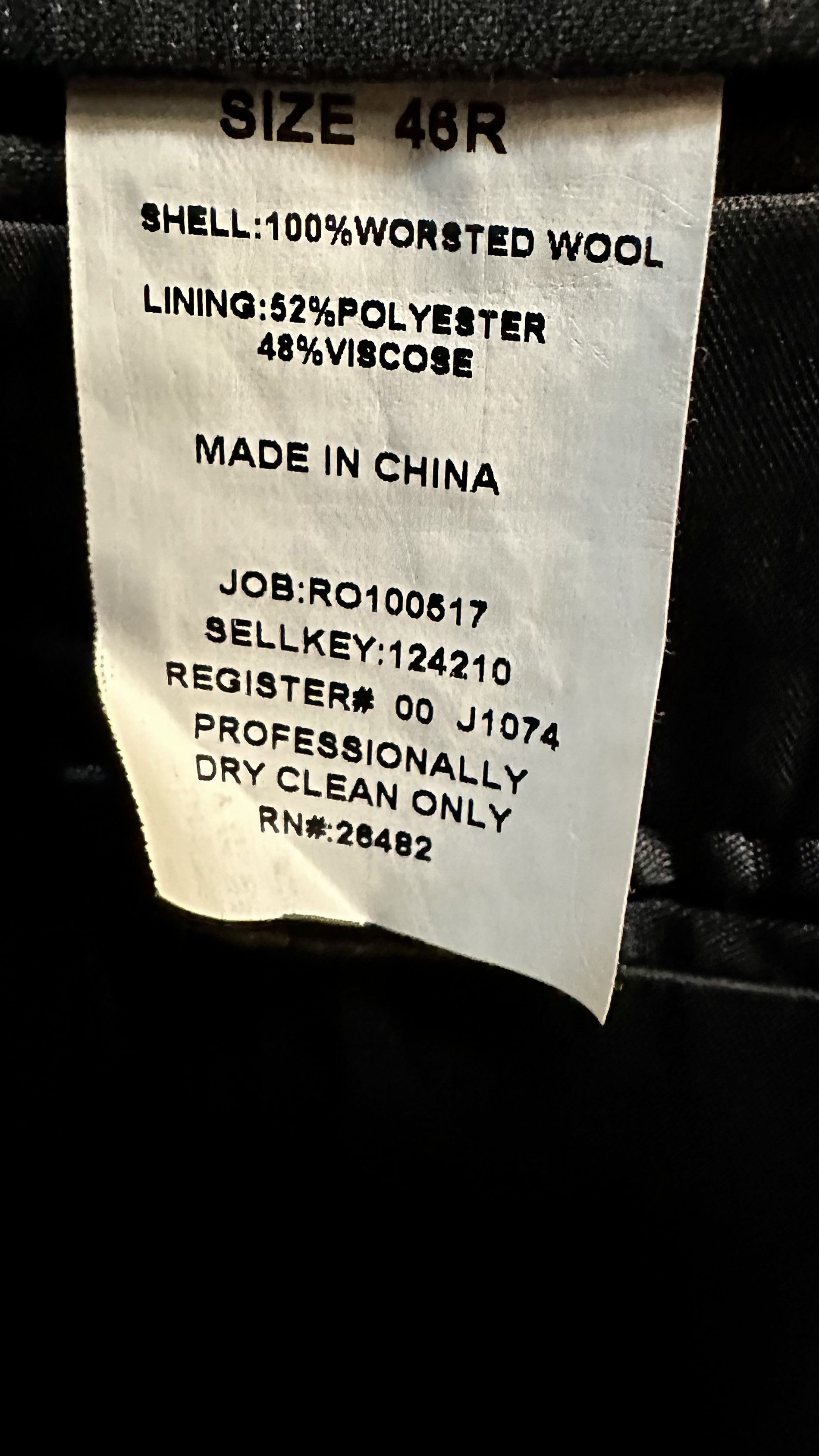 Murano Murano Collezione 100% Worsted Wool 3 Piece Suit Size 46R - 3 Thumbnail