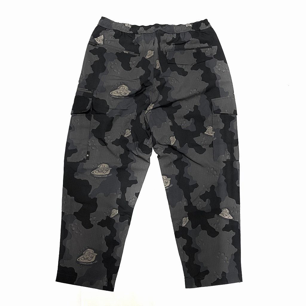 Japanese Brand × Jun Takahashi × Undercover Undercover Wide Tapered Cargo Pants Black for GU Size US 36 / EU 52 - 2 Thumbnail