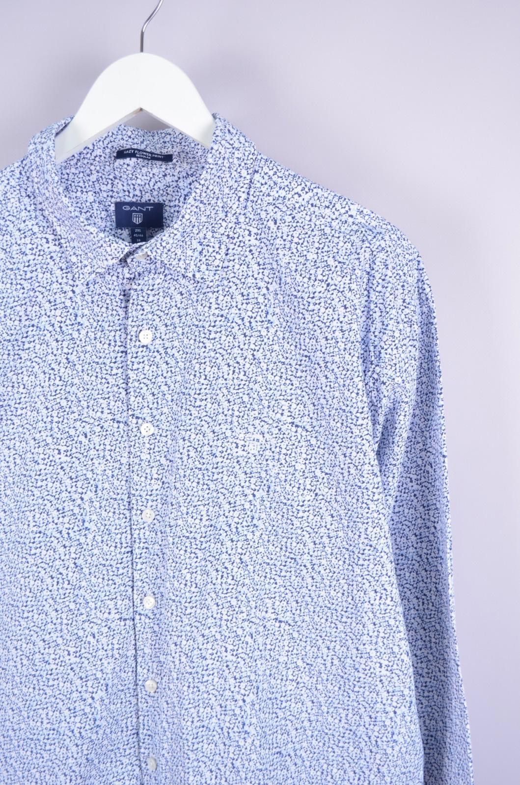 Gant Mens Gant Hazy Flower Print Shirt Blue Size XXL 2XL Regular Size US XXL / EU 58 / 5 - 3 Thumbnail