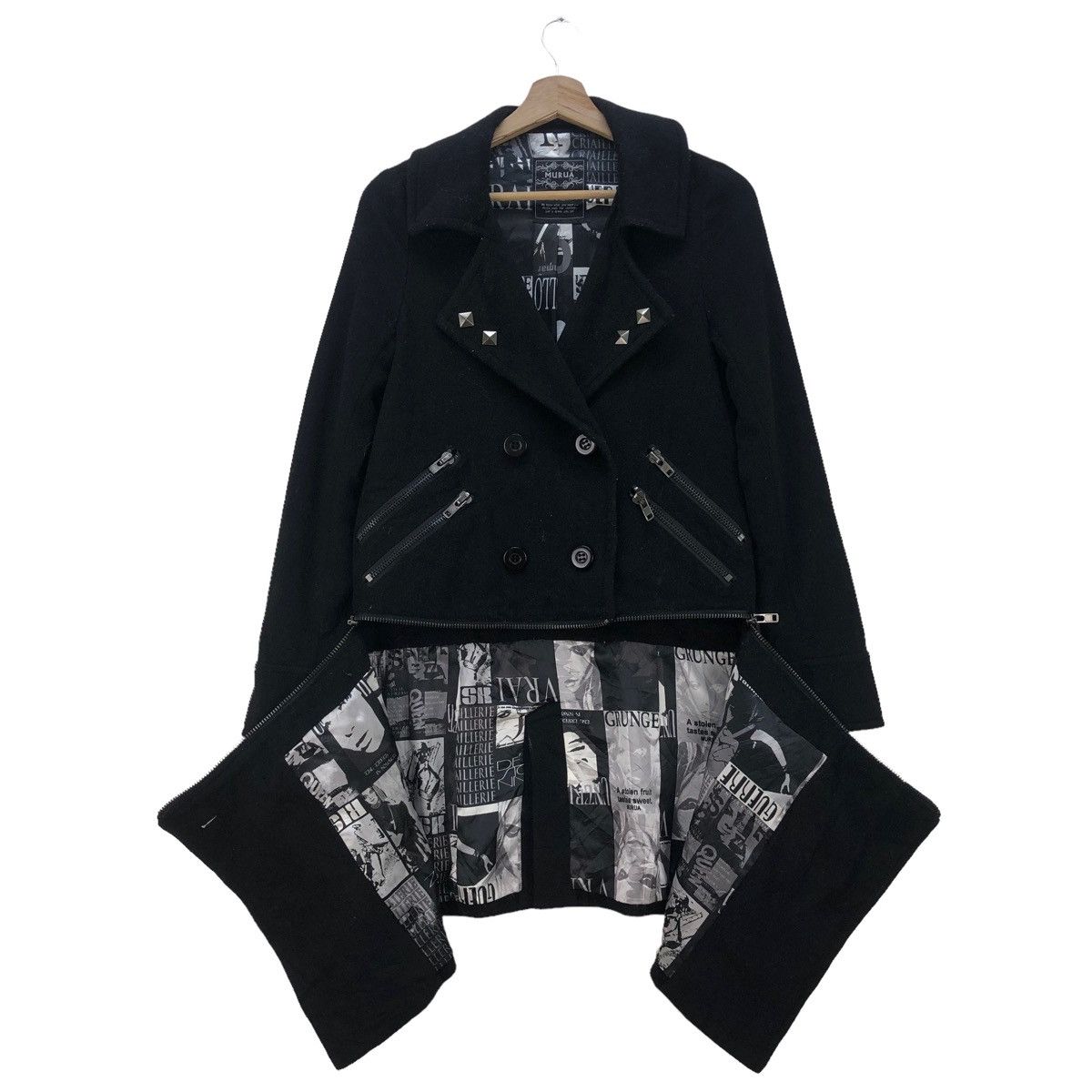 Japanese Brand Japanese Brand Double Collar Jacket Size S / US 4 / IT 40 - 2 Thumbnail