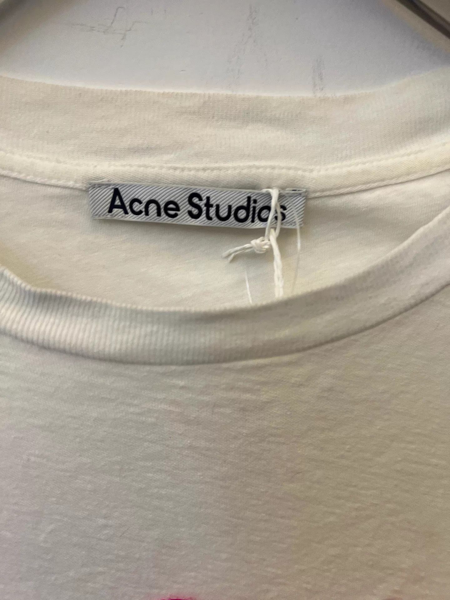 Acne Studios Acne SS26 Logo Embroidered Crewneck Unisex L/M New With Tags Size L / US 10 / IT 46 - 2 Thumbnail