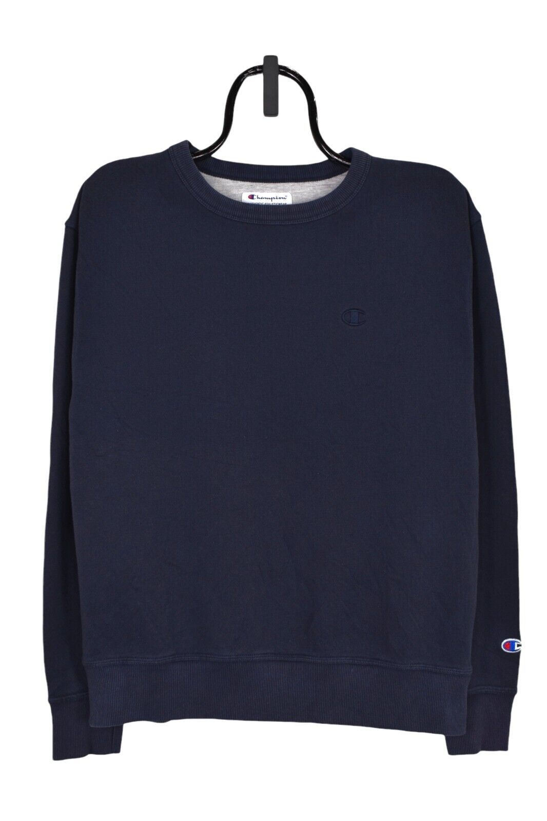 Champion Modern Champion sweatshirt (M), navy embroidered crewneck Size US M / EU 48-50 / 2 - 1 Thumbnail