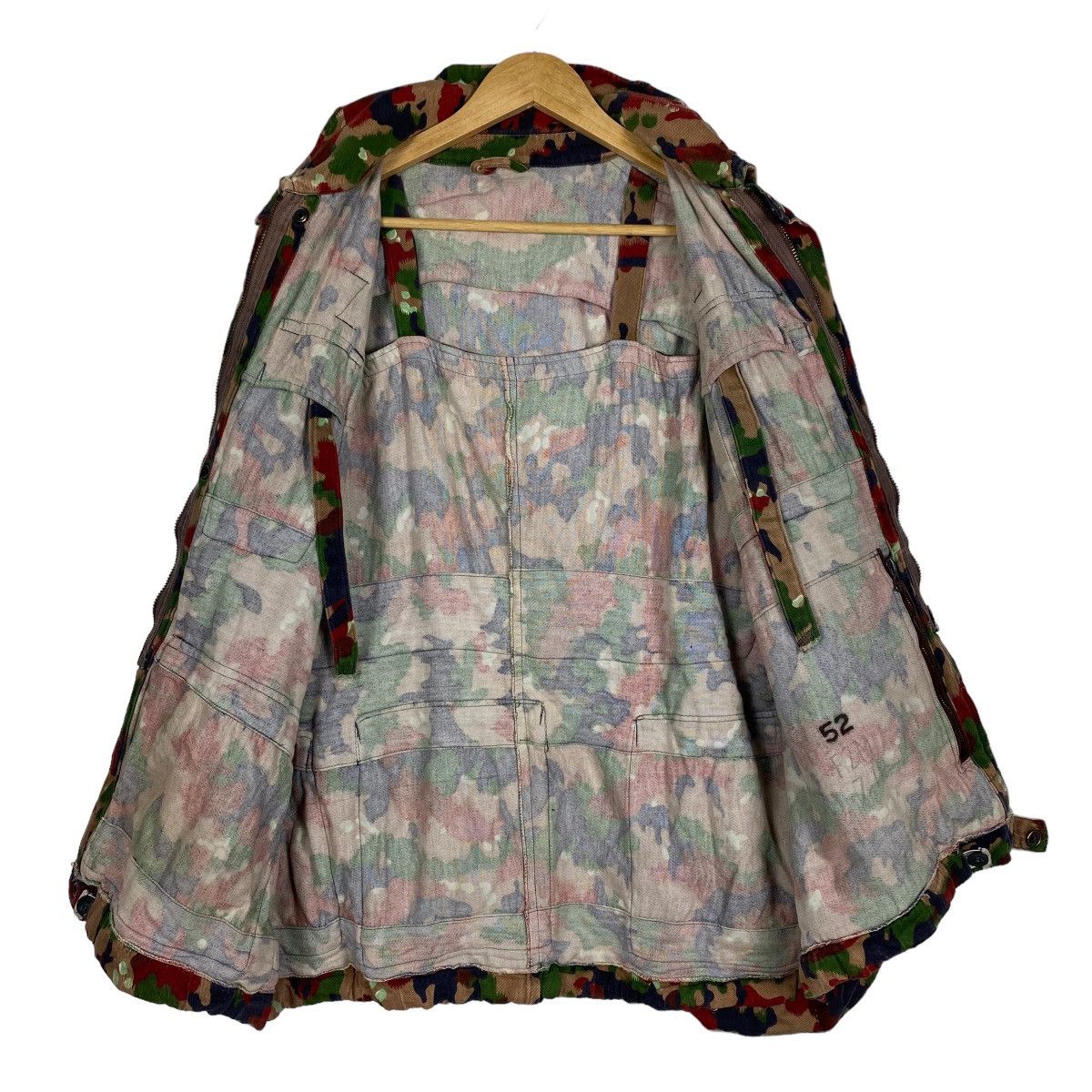 Army Of Me VINTAGE SWISS ARMY COMBAT HEAVYWEIGHT JACKET M83 ALPENFLAGE Size US XL / EU 56 / 4 - 10 Thumbnail