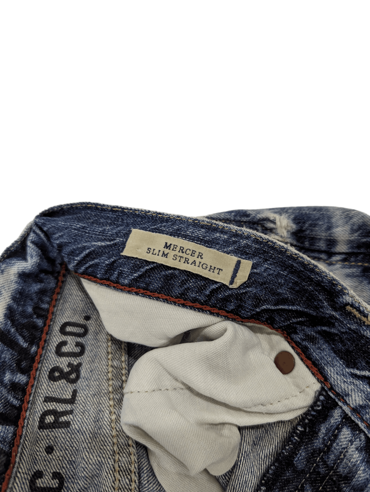 Polo Ralph Lauren THRASHED RALPH LAUREN DISTRESSED DENIM JEANS Size US 29 - 8 Thumbnail