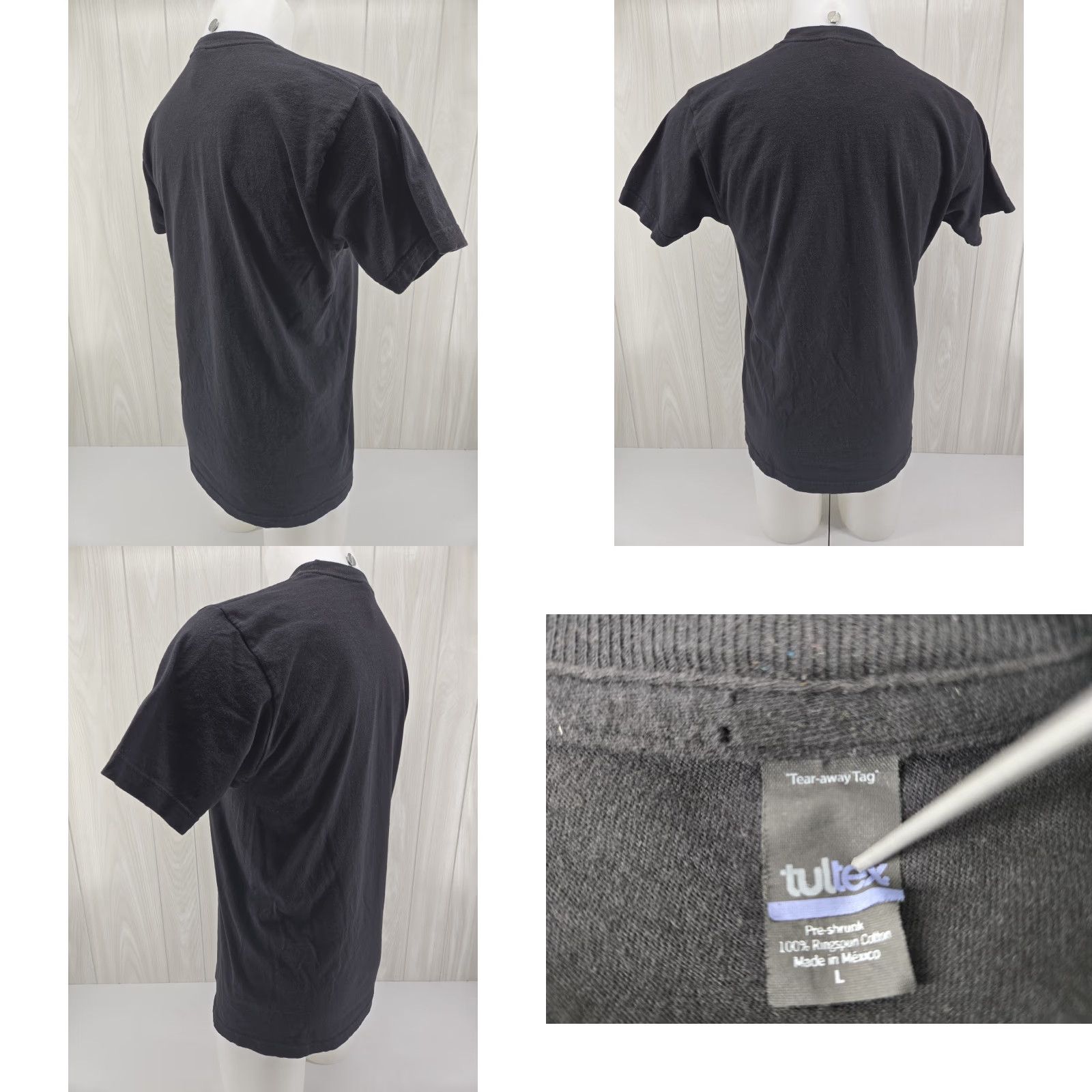 Tultex Tultex The Four Barrel Funeral Band T Shirt fabric Cotton Blend Black Solid Halloween Mens L NS Size US L / EU 52-54 / 3 - 8 Thumbnail