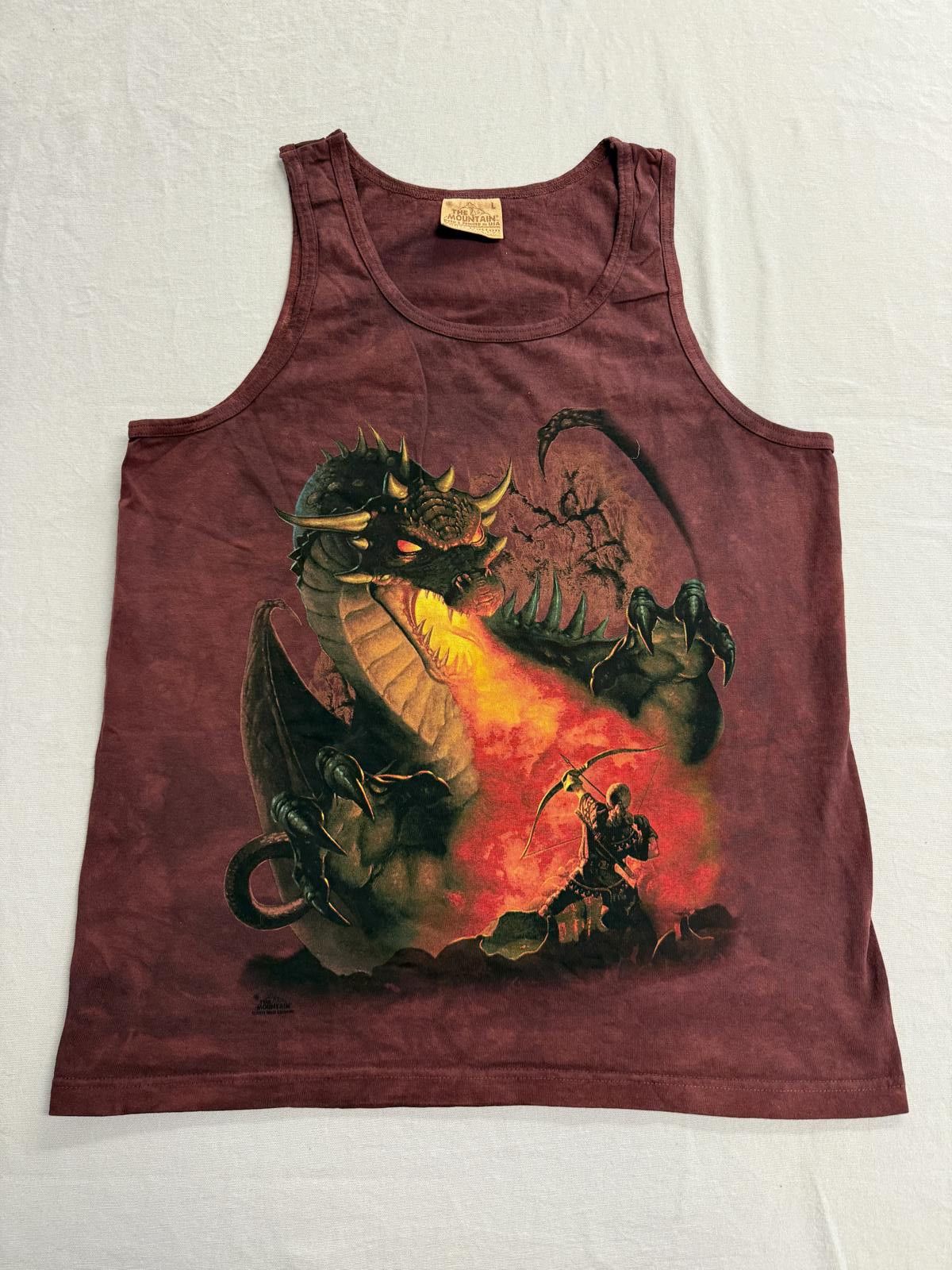 The Mountain VTG The Mountain Dragon vs Warrior Tank Top L Size US L / EU 52-54 / 3 - 1 Thumbnail