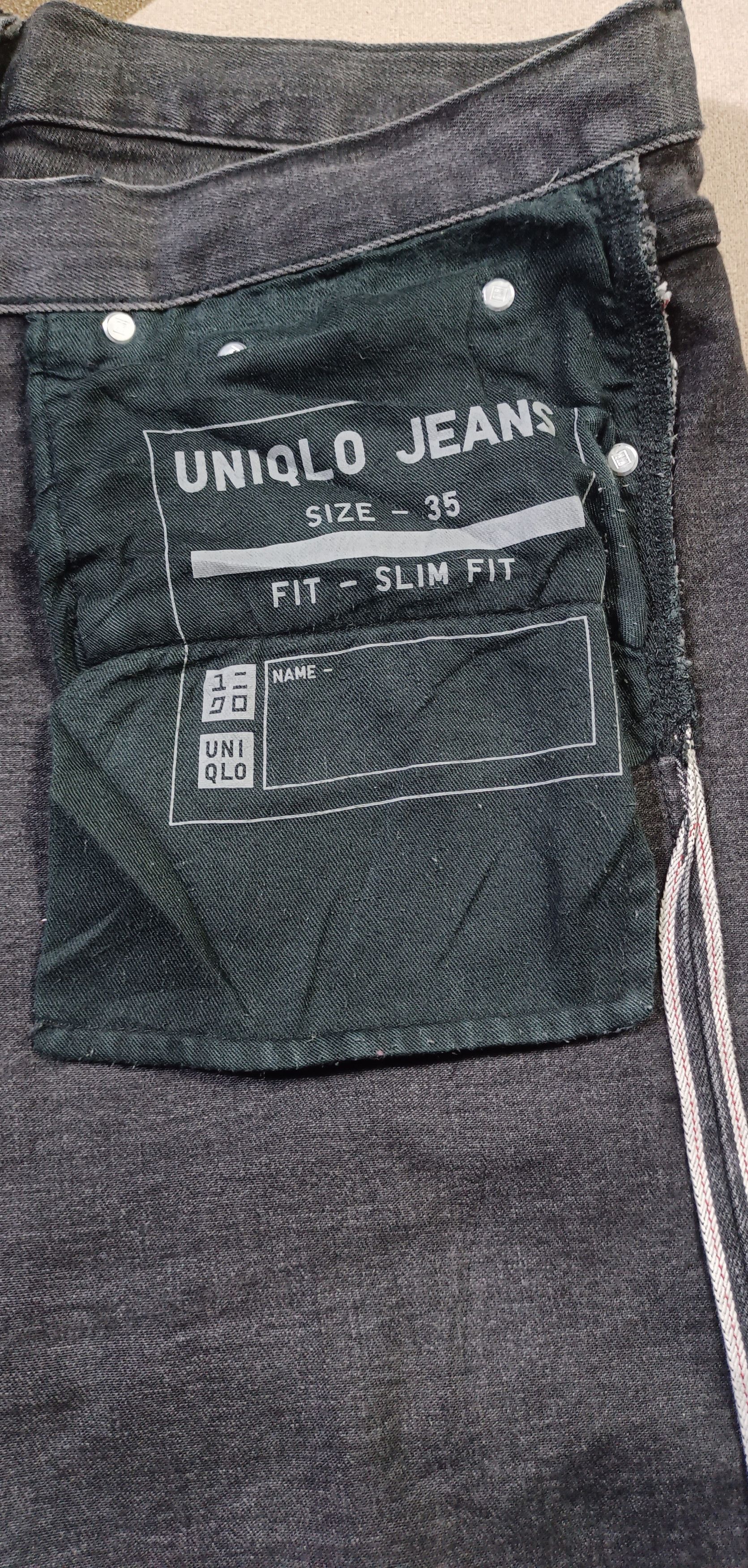 If Six Was Nine × Japanese Brand × Uniqlo Uniqlo Selvedge Jeans Slim Fit Size US 36 / EU 52 - 10 Thumbnail