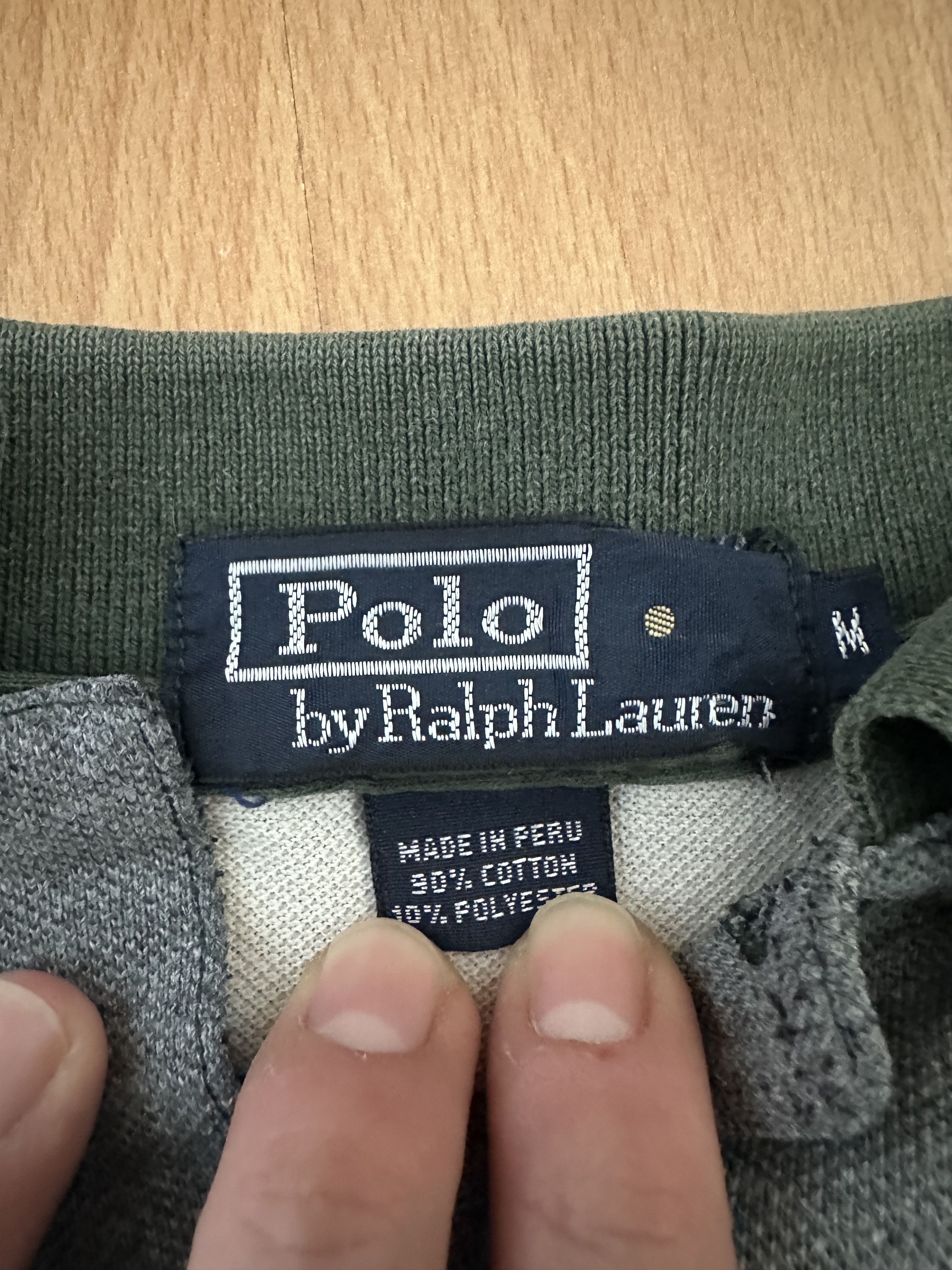 Polo Ralph Lauren Vintage Long Sleeve Polo Ralph Lauren Size US L / EU 52-54 / 3 - 3 Thumbnail