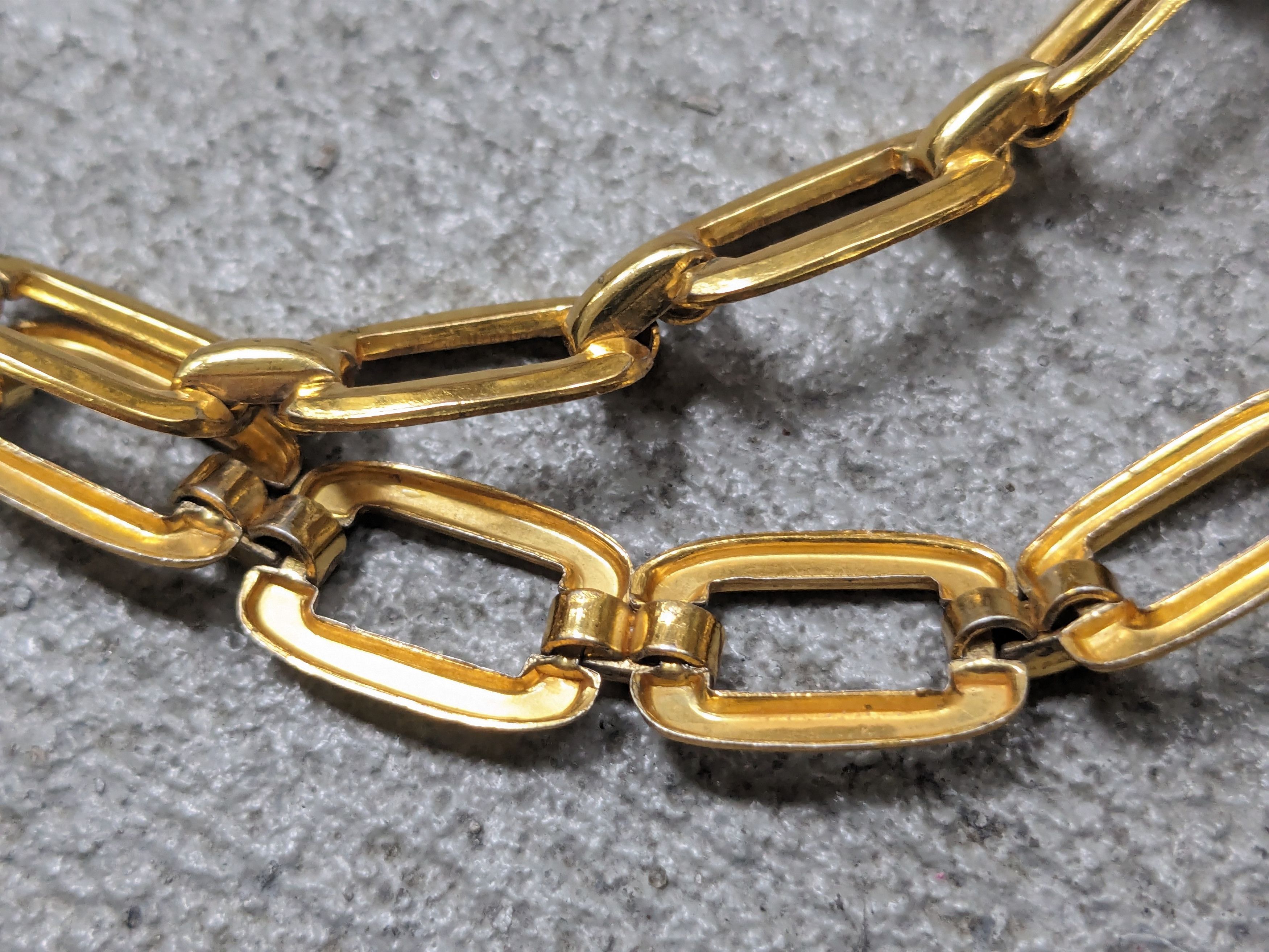 Jewelry × Vintage Vintage Sterling Silver Bracelet Gold Plated 7.25" Size ONE SIZE - 9 Thumbnail