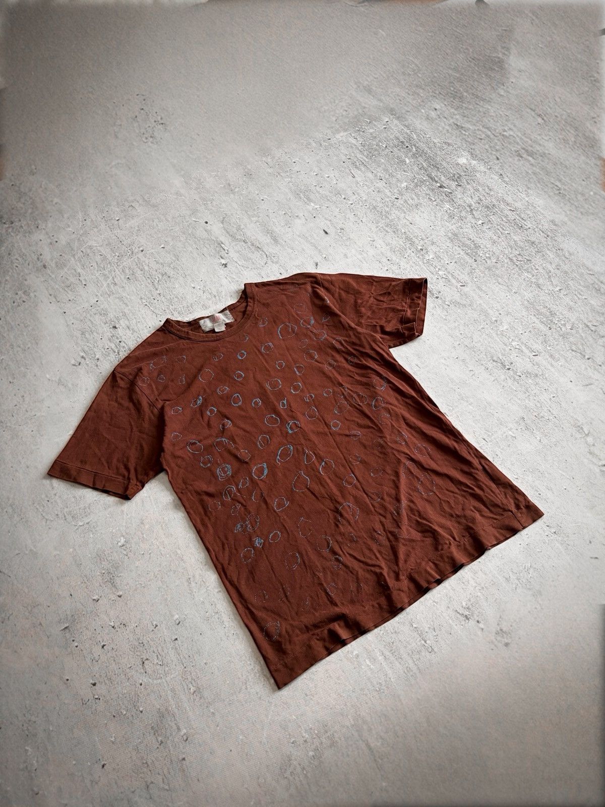 Comme des Garcons × H&M Comme des Garçons x H&M 2008 Polka Dot T-Shirt Brown Size M Size US M / EU 48-50 / 2 - 1 Thumbnail
