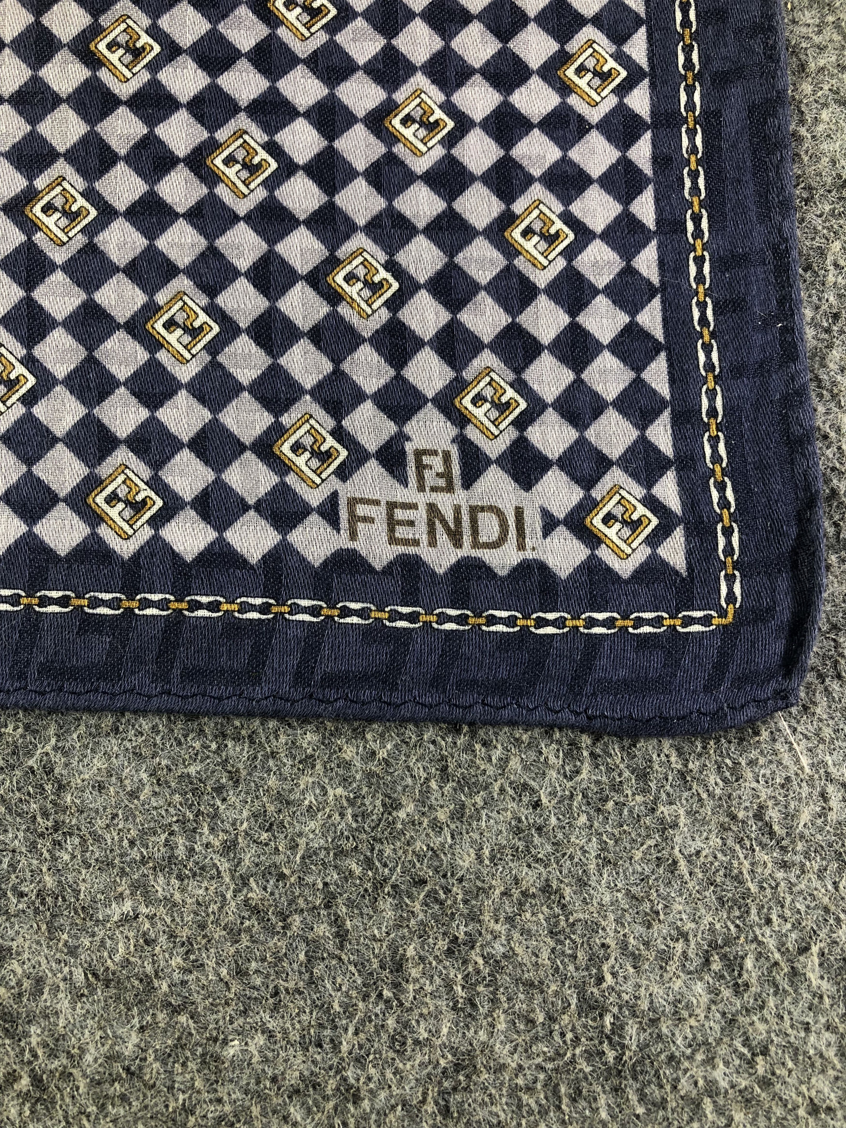 Vintage Fendi Handkerchief / Bandana / Neckerchief A1674 Size ONE SIZE - 5 Thumbnail