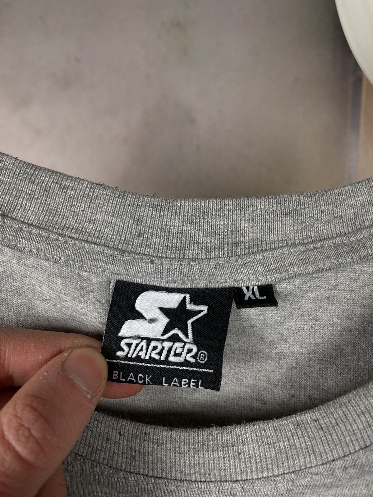 Starter ⭐️Vintage T-Shirt Starter Black Label Star Big Logo Tee⭐️ Size US XL / EU 56 / 4 - 8 Thumbnail