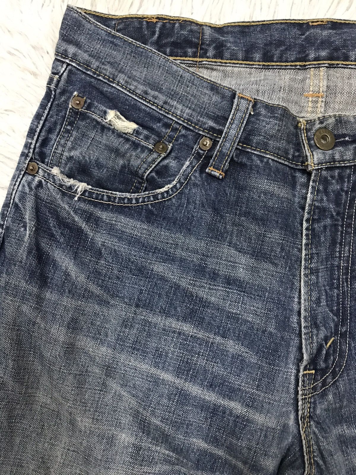 Levi's Vintage Clothing Vintage Levis Lot 502 Regular Cut Distressed Denim Jeans Size US 32 / EU 48 - 6 Thumbnail