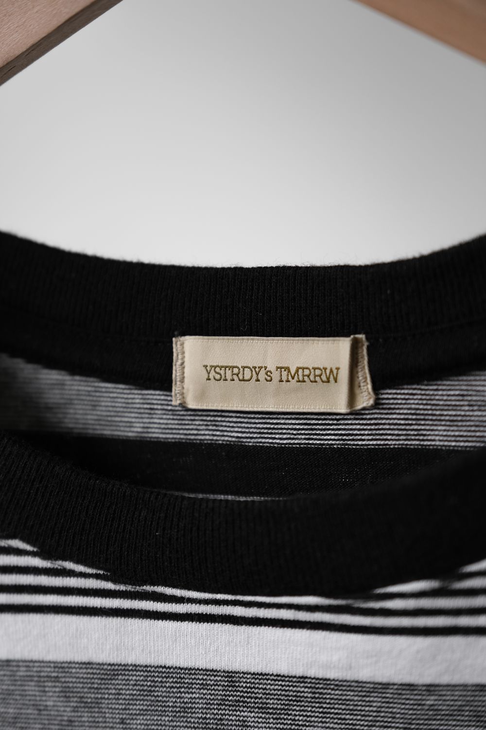 Japanese Brand YSTRDY’S TMRRW Border Baggy Tee black Size US S / EU 44-46 / 1 - 3 Thumbnail