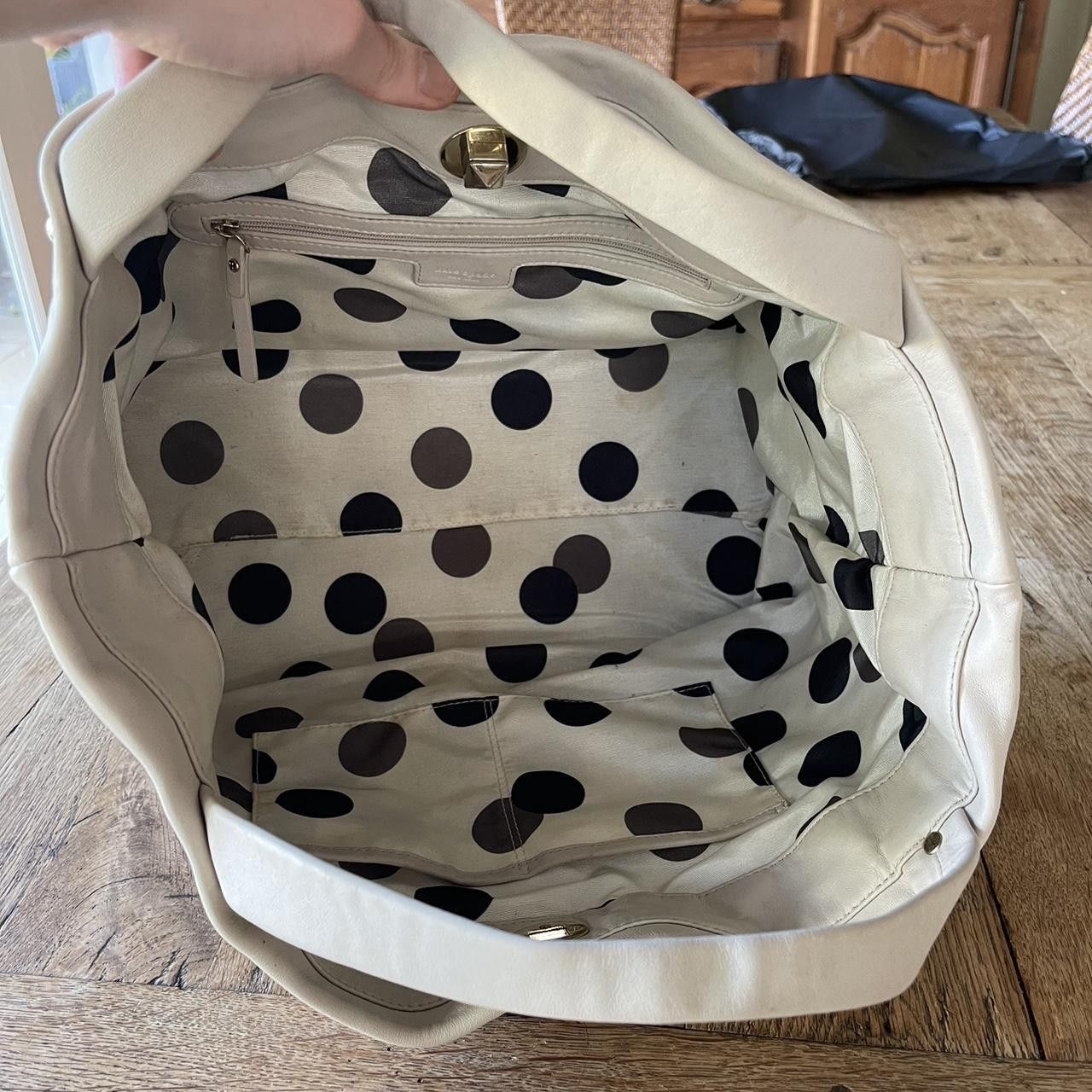Kate Spade Genuine 2000s Kate Spade New York cream hand bag Size ONE SIZE - 4 Thumbnail